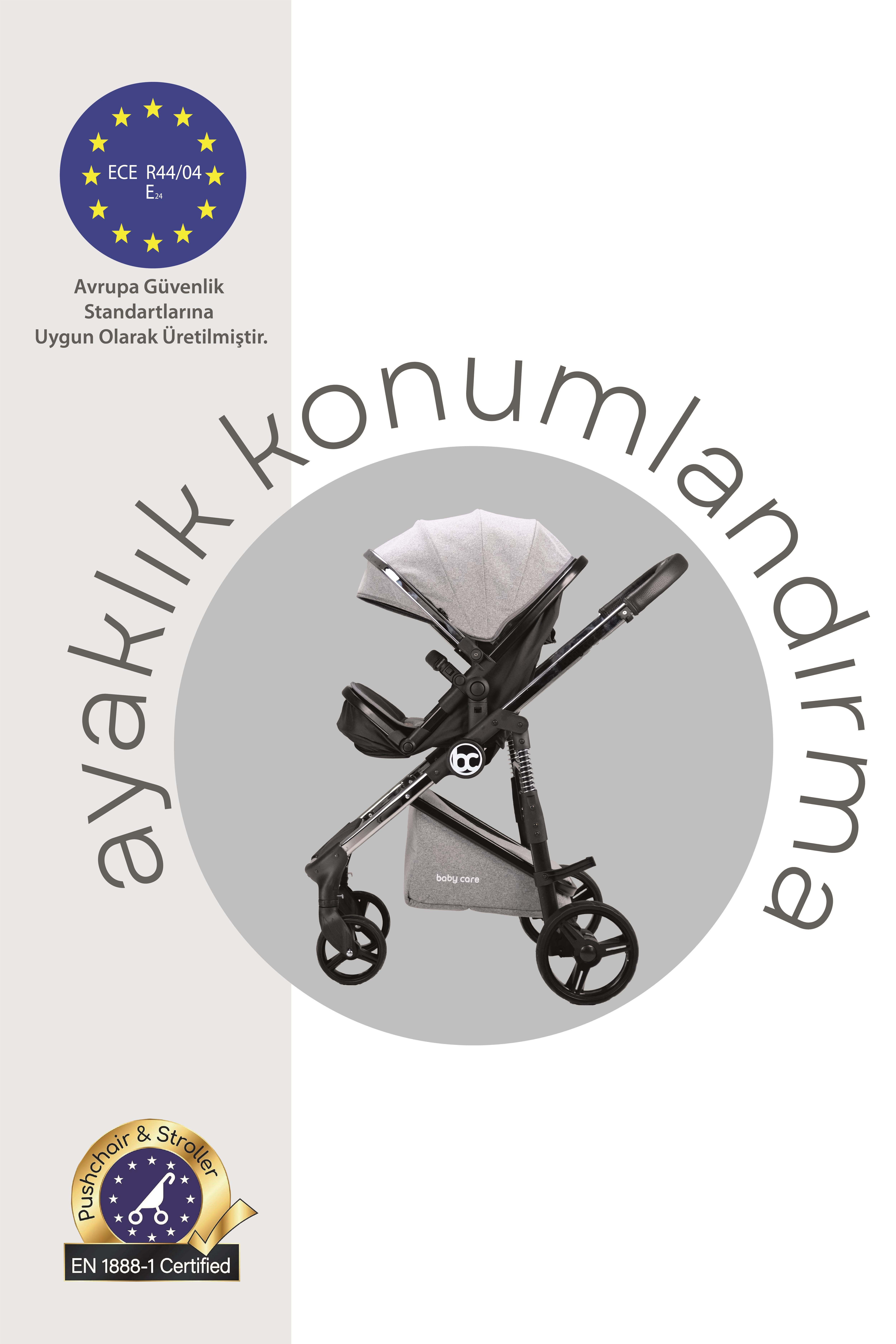 Baby Care Optima Travel Sistem Bebek Arabası-Antrasit