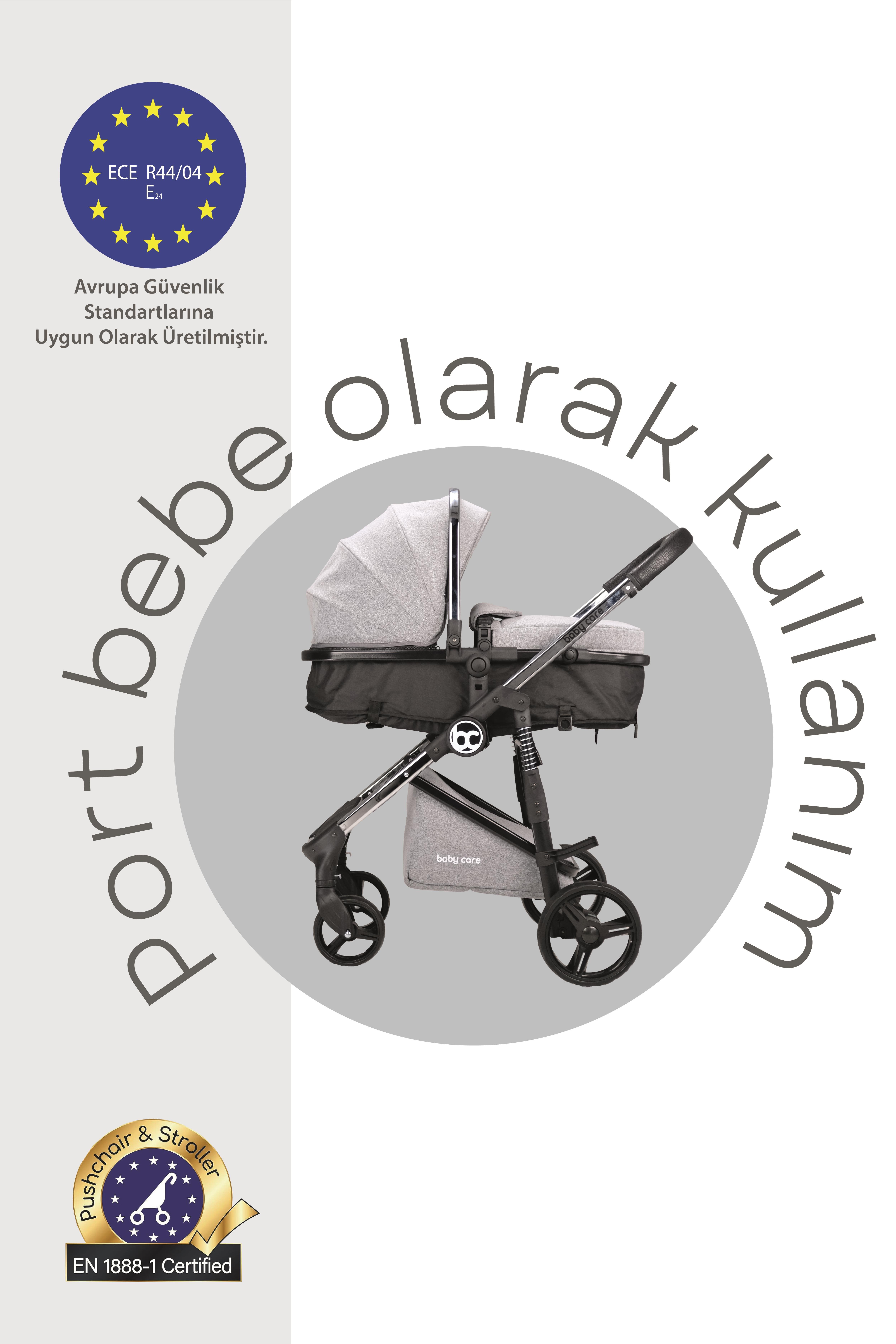 Baby Care Optima Travel Sistem Bebek Arabası-Beyaz