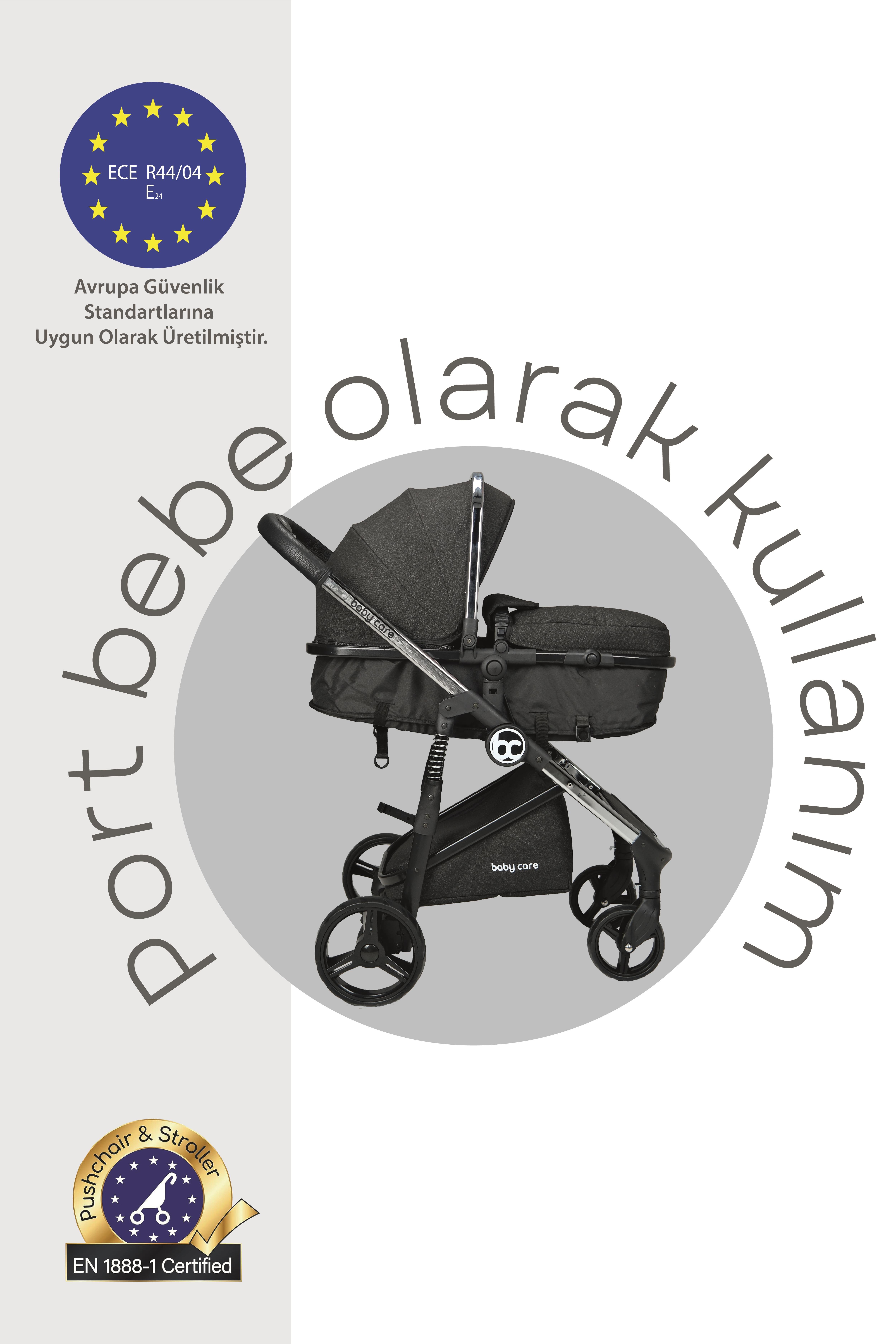 Baby Care Optima Travel Sistem Bebek Arabası-Siyah