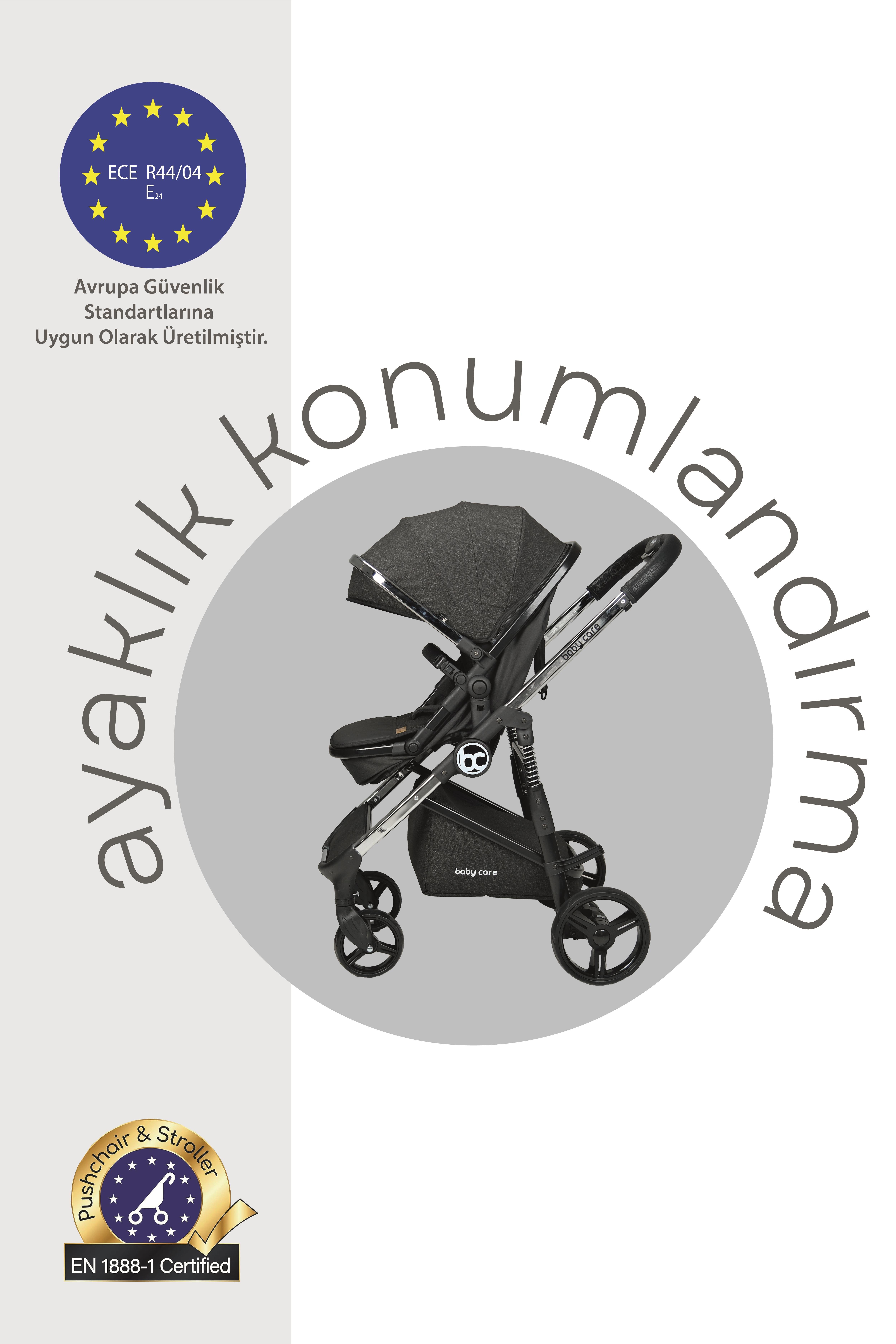 Baby Care Optima Travel Sistem Bebek Arabası-Siyah