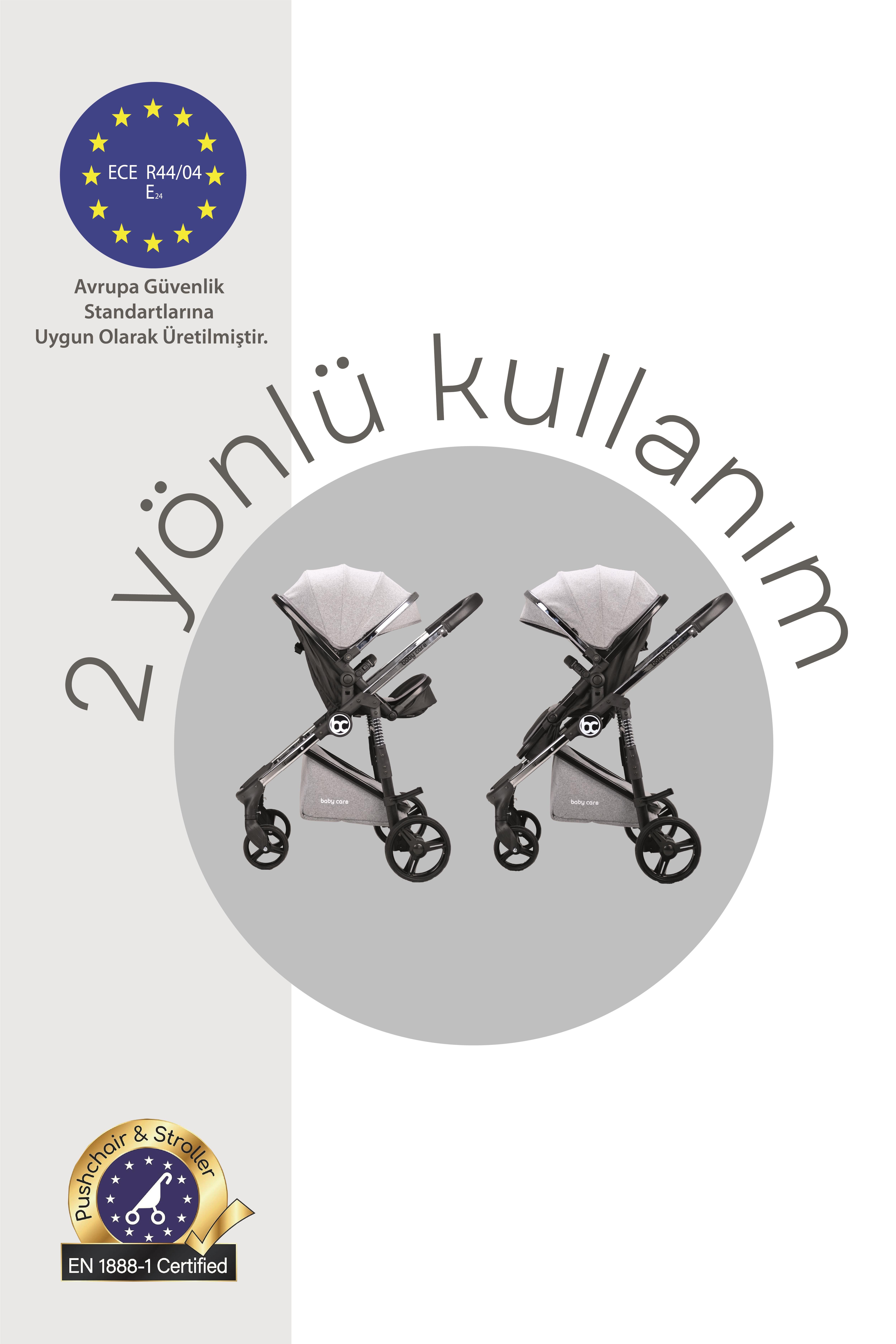 Baby Care Optima Travel Sistem Bebek Arabası-Antrasit