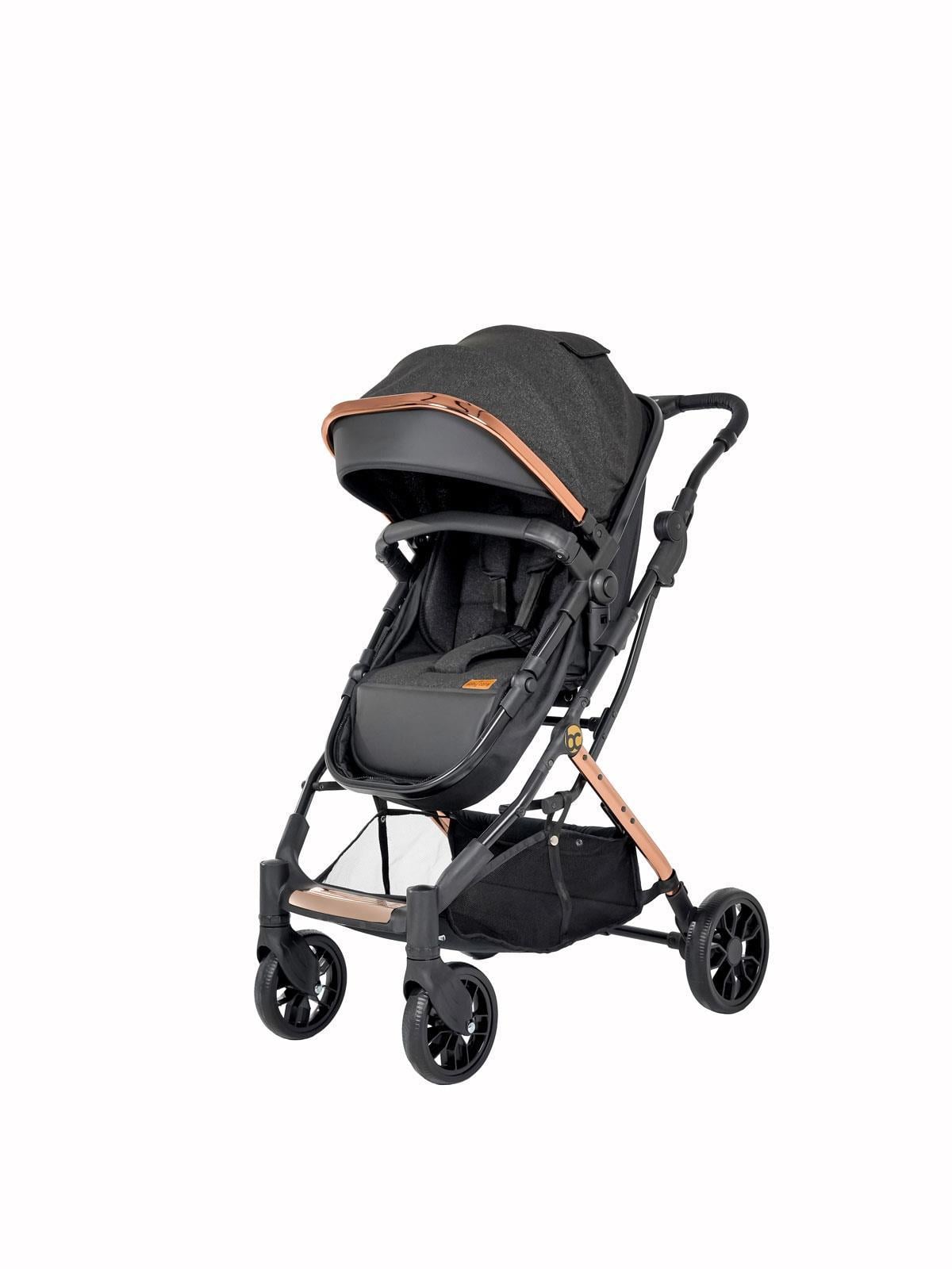 Dominik Travel Sistem Bebek Arabası (I-Size) Gold Siyah