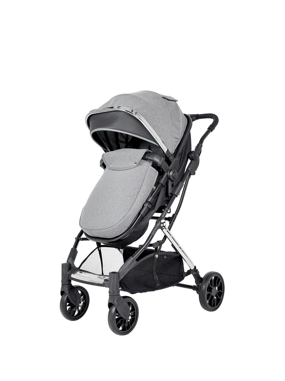 Dominik Travel Sistem Bebek Arabası (I-Size) Gri