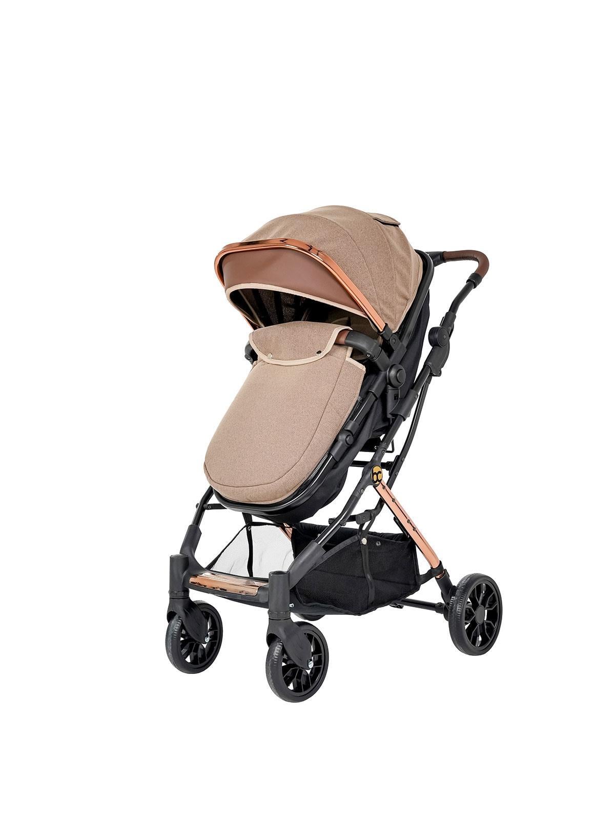 Dominik Travel Sistem Bebek Arabası (I-Size) Kahve