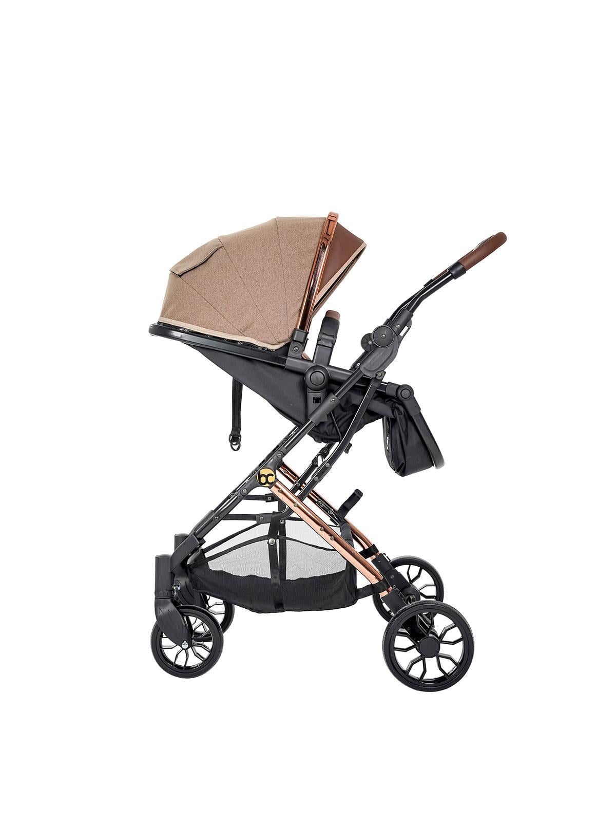 Dominik Travel Sistem Bebek Arabası (I-Size) Kahve