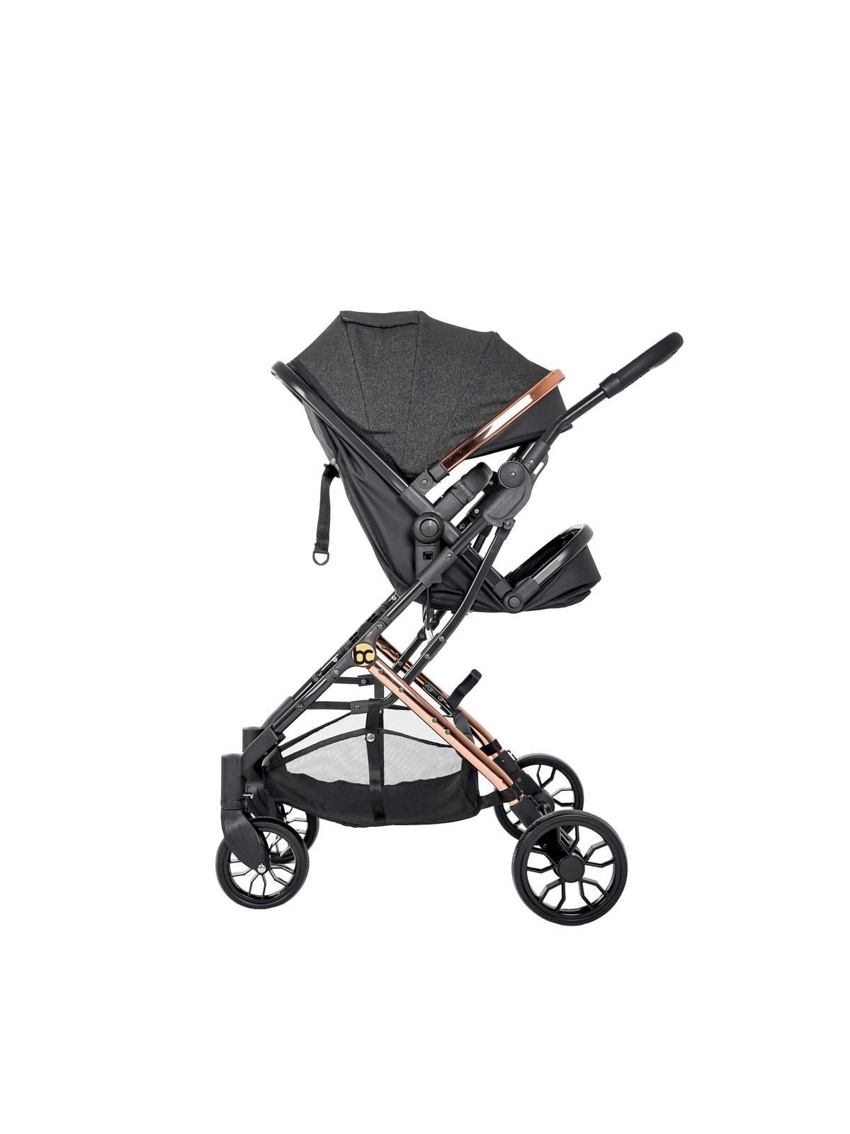 Dominik Travel Sistem Bebek Arabası (I-Size) Gold Siyah