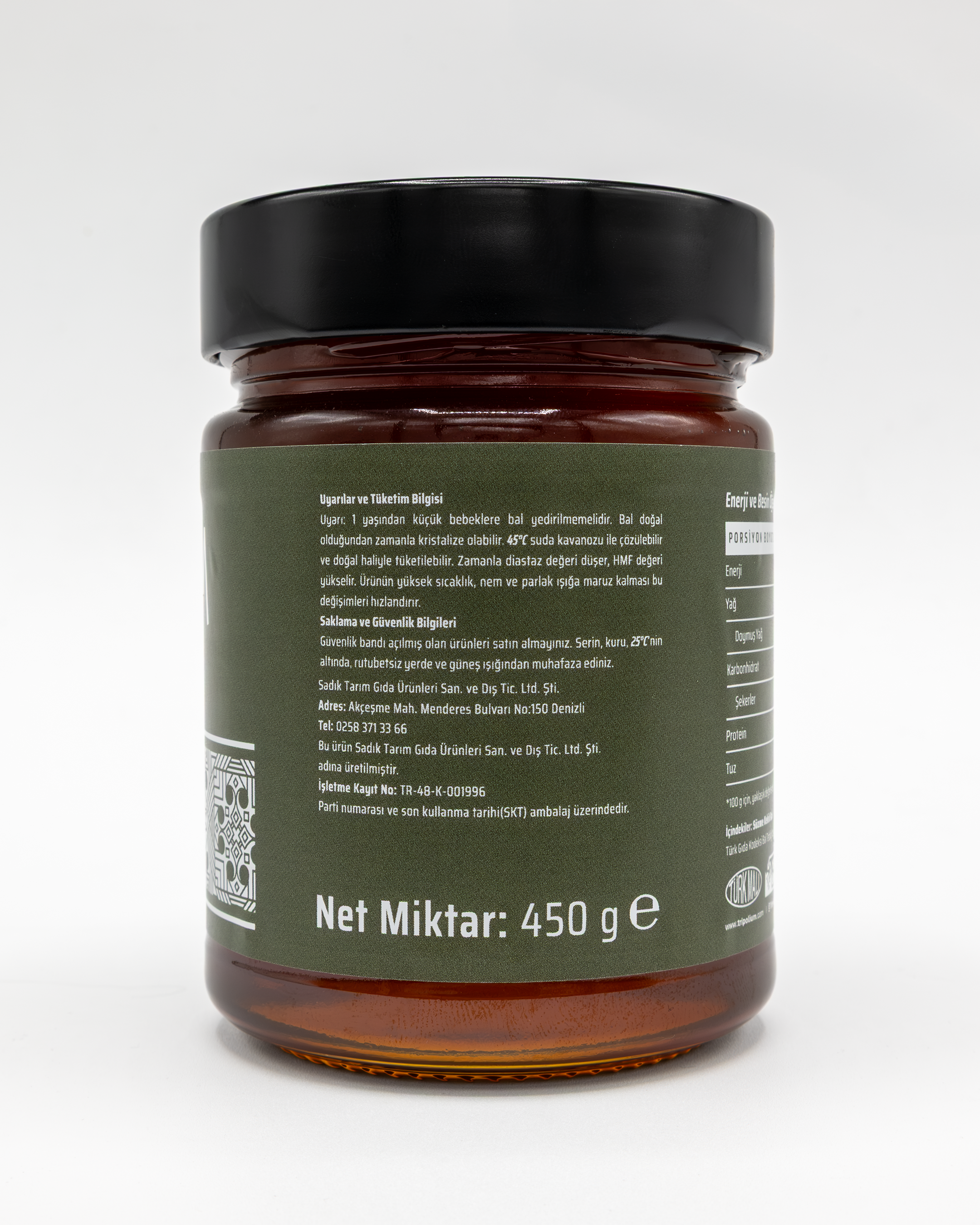 Tripolium Süzme Kekik Balı – 450 g zeytinyağı, çicek balı, bal