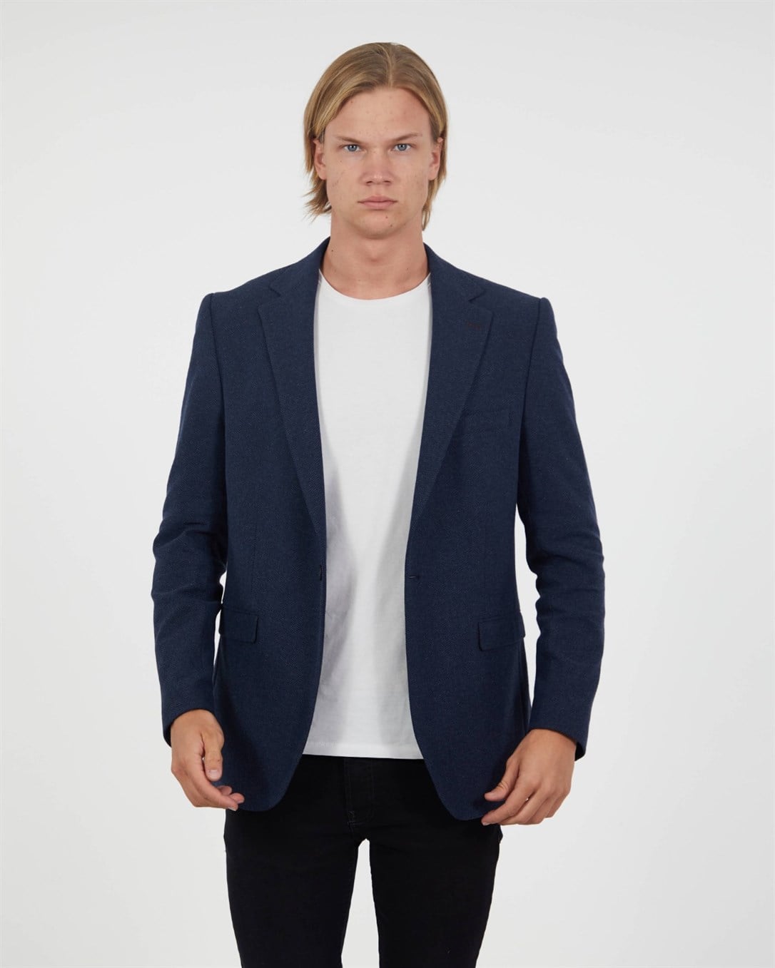 Açık Lacivert Blazer Tek Ceket Mono Yaka Slim Fit | AgustiniCEKETAGUSTİNİCk1083AGUSTİNİAçık Lacivert Blazer Tek Ceket Mono Yaka Slim Fit | Agustini