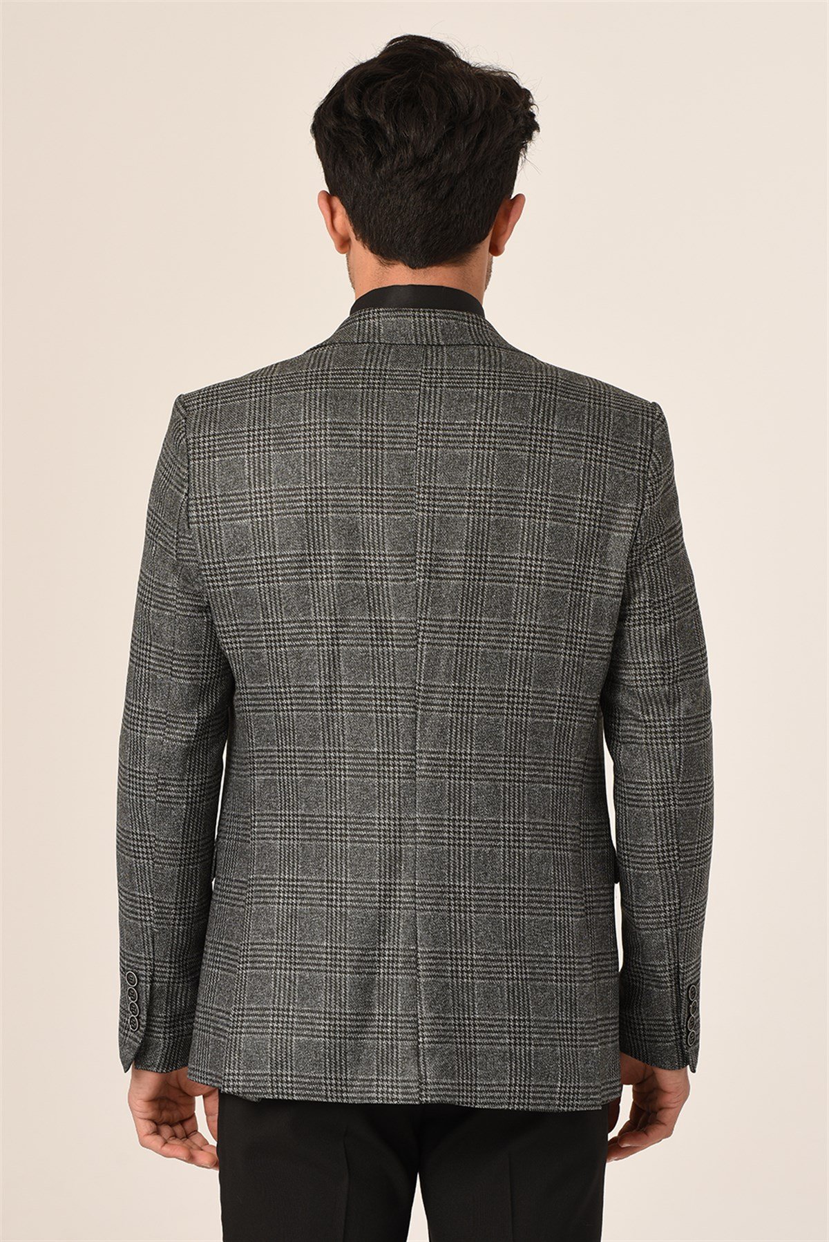 Koyu Gri Ekose,Blazer Tek Ceket Sivri Yaka Slim Fit | AgustiniCEKETAGUSTİNİCk1053AGUSTİNİKoyu Gri Ekose,Blazer Tek Ceket Modelleri ve Fiyatları | Agustini