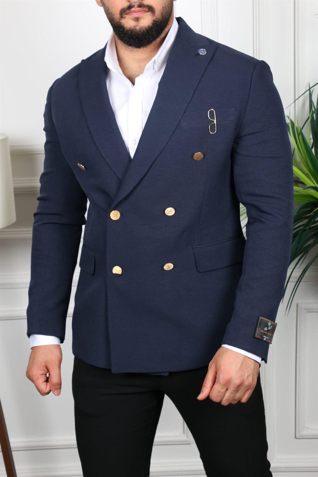 Lacivert Blazer Tek Ceket Sivri Yaka İtalyan Stil Slim Fit | AgustiniCEKETAGUSTİNİCk1072AGUSTİNİLacivert Blazer Tek Ceket Sivri Yaka İtalyan Stil Slim Fit | Agustini