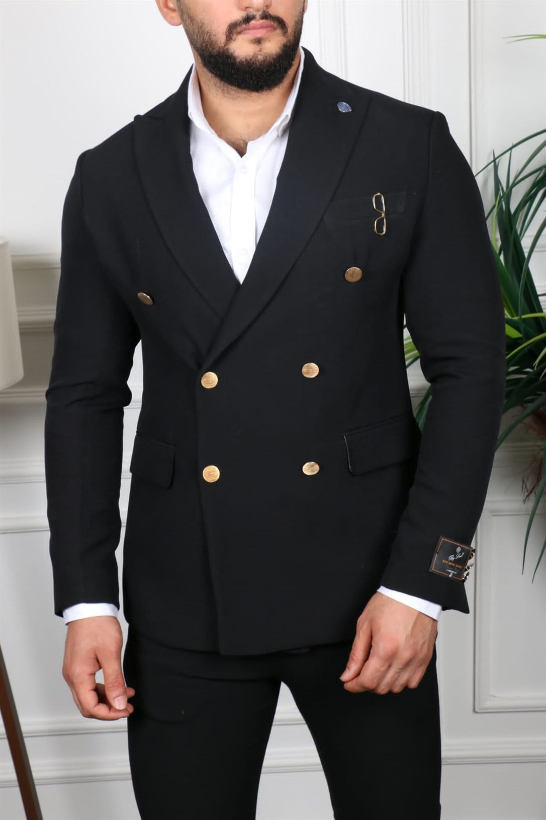 Siyah Blazer Tek Ceket Sivri Yaka İtalyan Stil Slim Fit | AgustiniCEKETAGUSTİNİCk1073AGUSTİNİSiyah Blazer Tek Ceket Sivri Yaka İtalyan Stil Slim Fit | Agustini