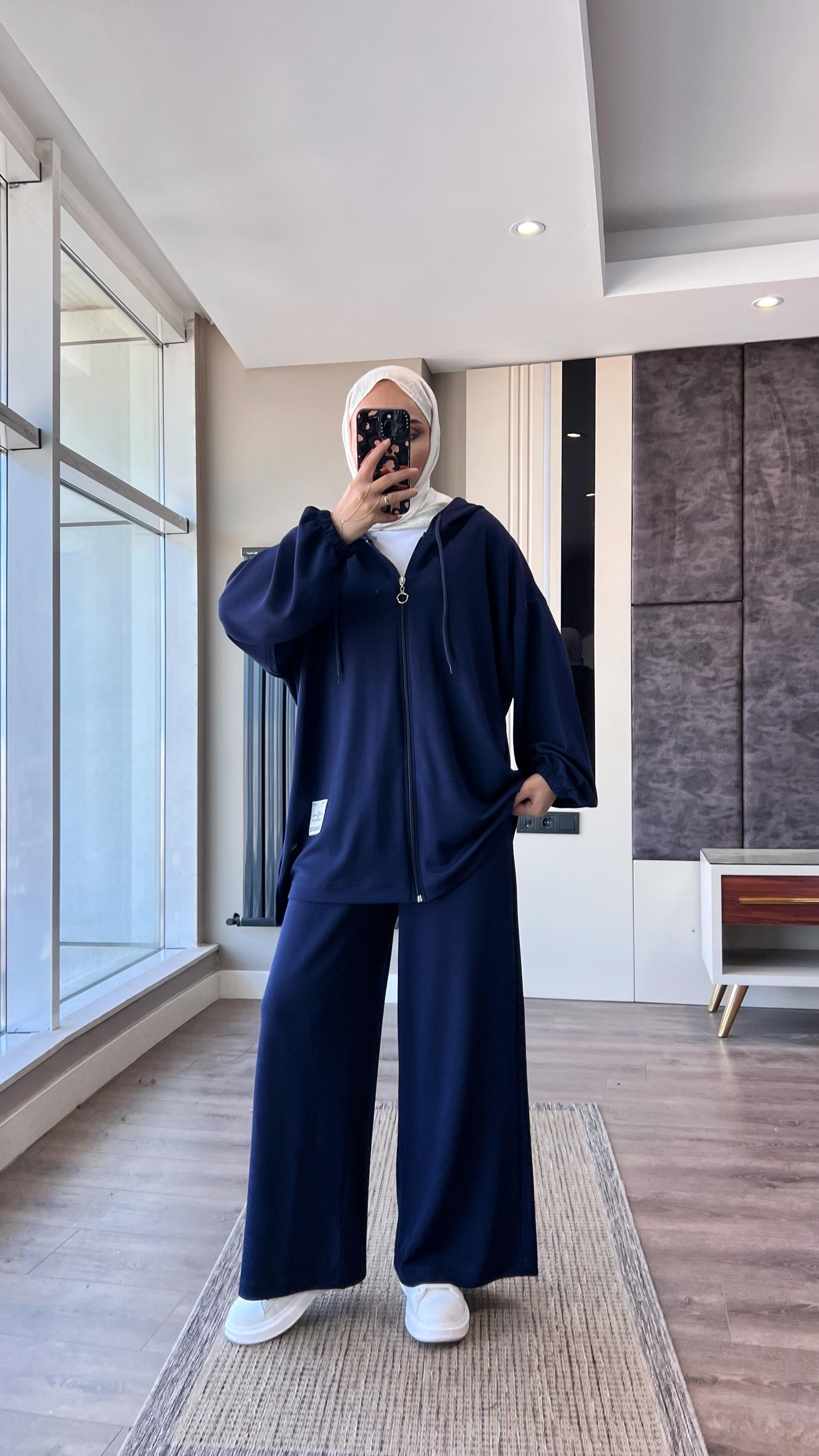 İkili Oysho Takım Lacivert DubaiShowroomTAKIM02325