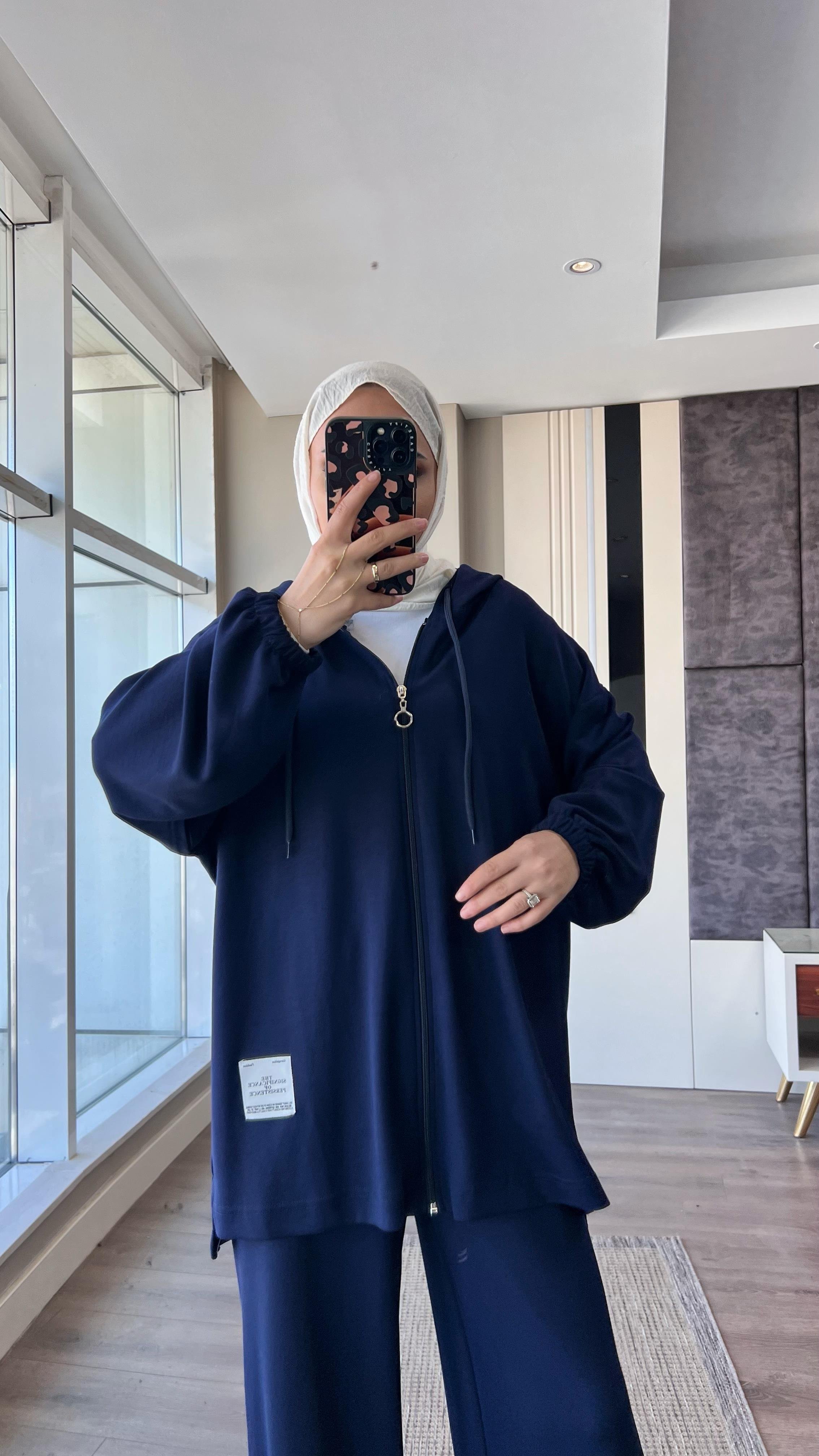İkili Oysho Takım Lacivert DubaiShowroomTAKIM02325