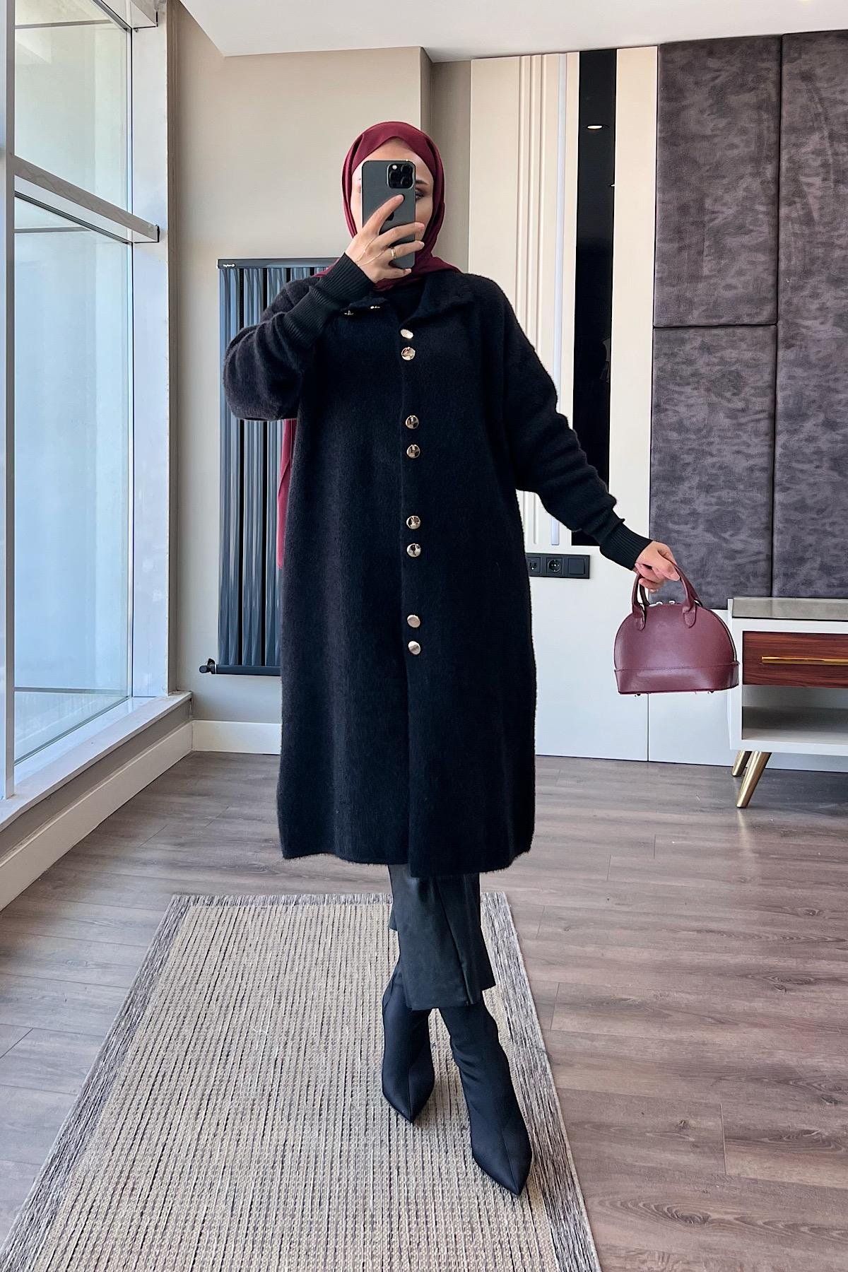 Yumoş Hırka SiyahDubaiShowroomDIŞ GİYİM514520