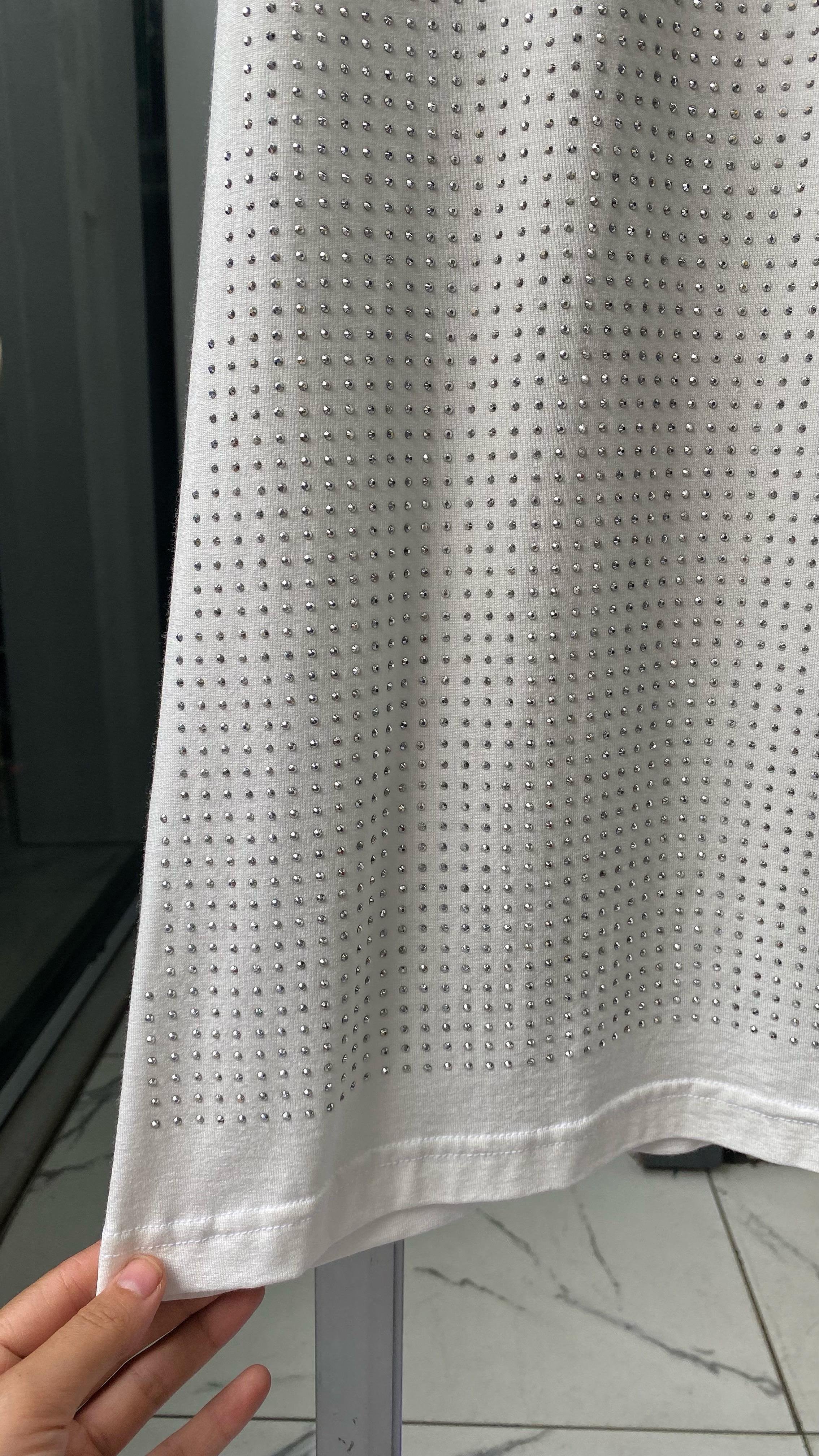 Önü Taşlı İçlik BeyazDubaiShowroomÜST GİYİM0188962 BYZ