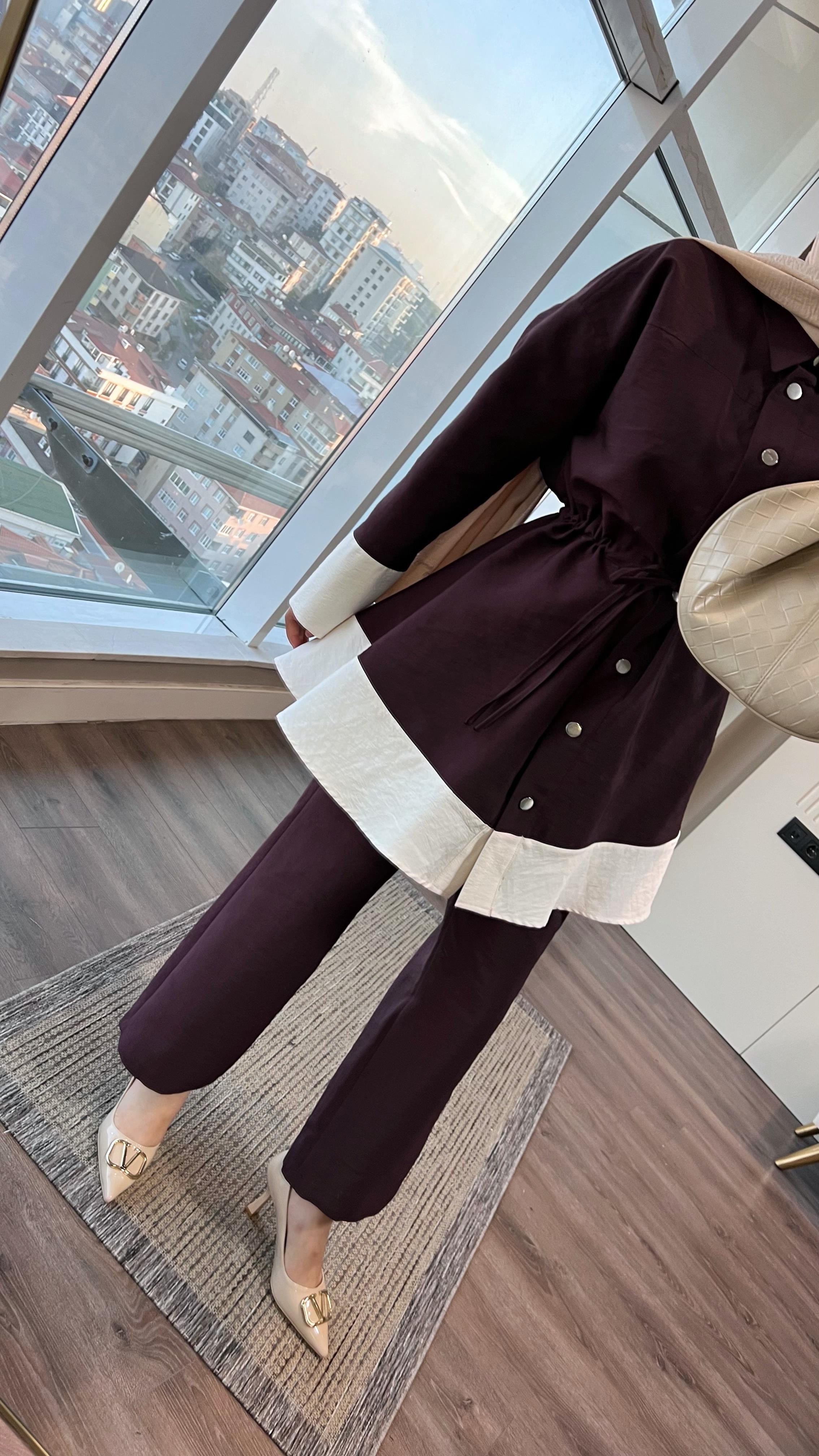 İkili Takım BordoDubaiShowroomTAKIM01004