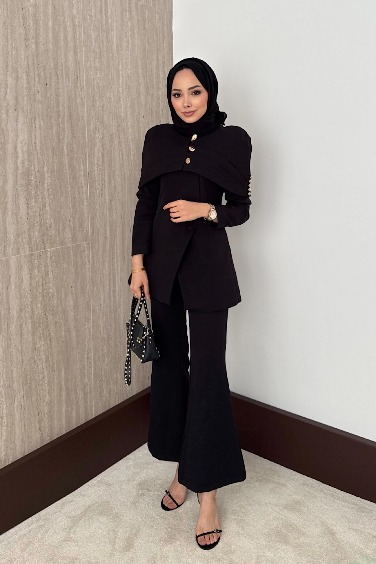 Bolerolu Takım SiyahDubaiShowroomTAKIM26032