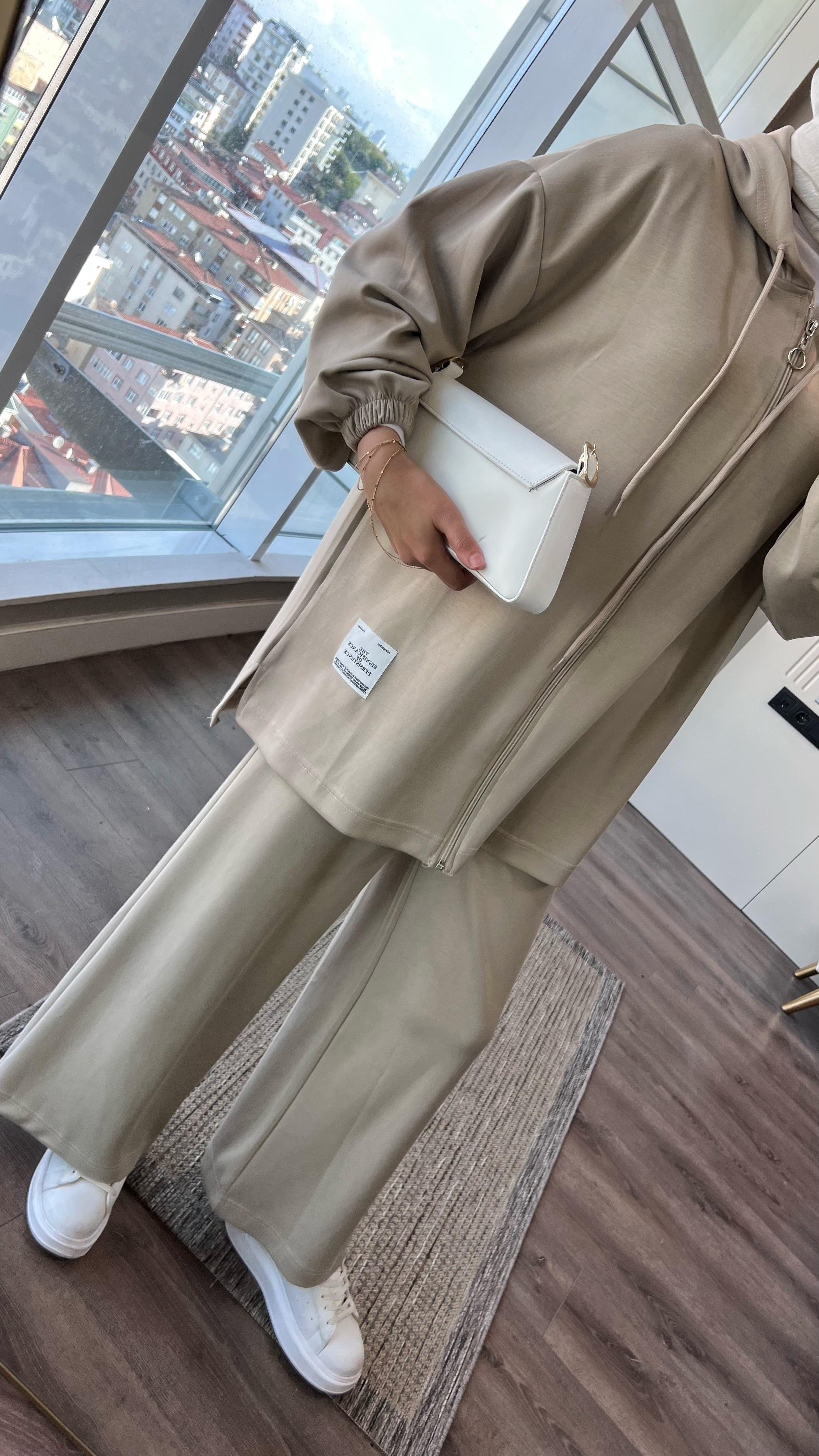 İkili Oysho Takım BejDubaiShowroomTAKIM02325