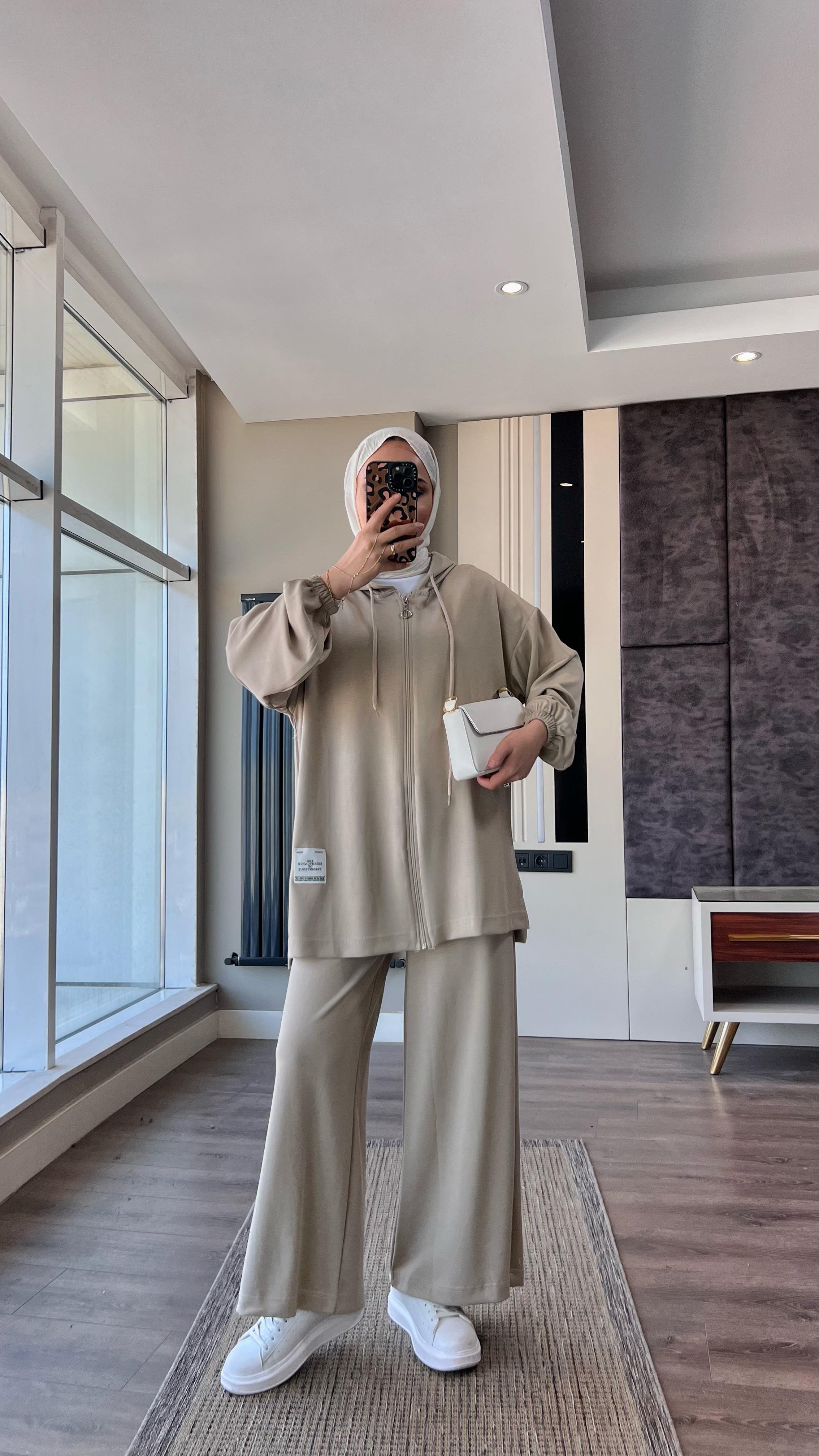 İkili Oysho Takım BejDubaiShowroomTAKIM02325
