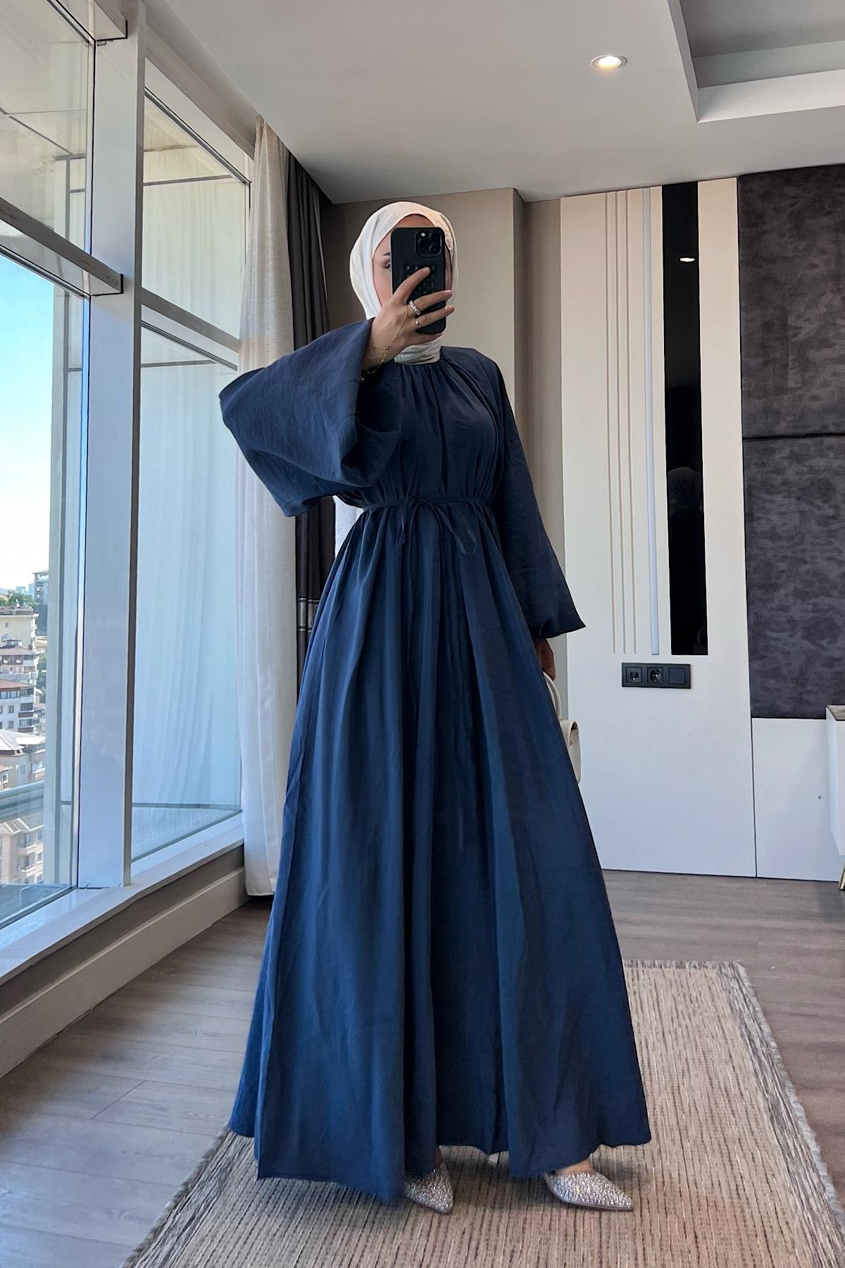 Balon kol Elbise DubaiShowroomELBİSELER0183