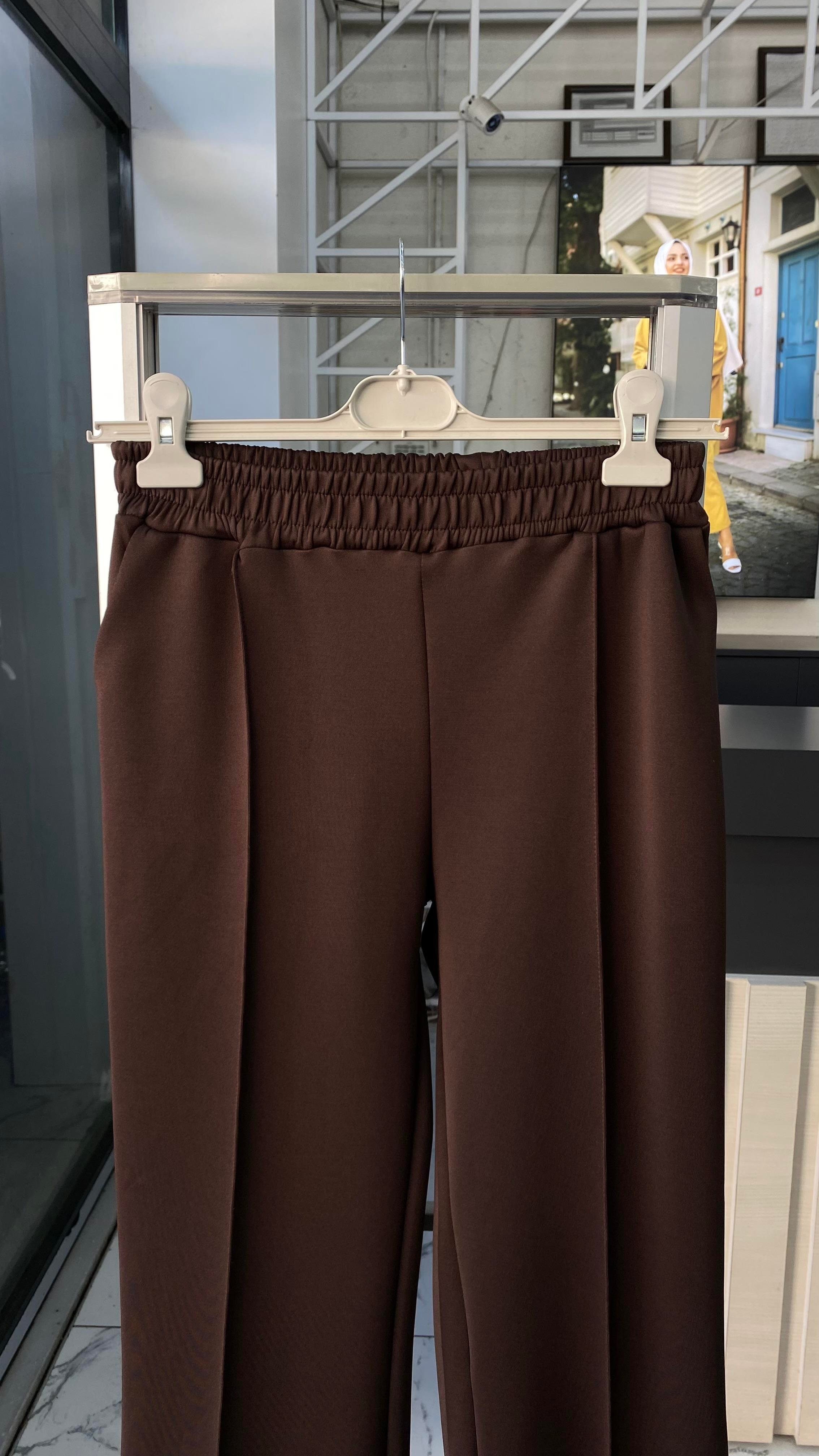 Skuba Pantolon Kahverengi DubaiShowroomALT GİYİM05151