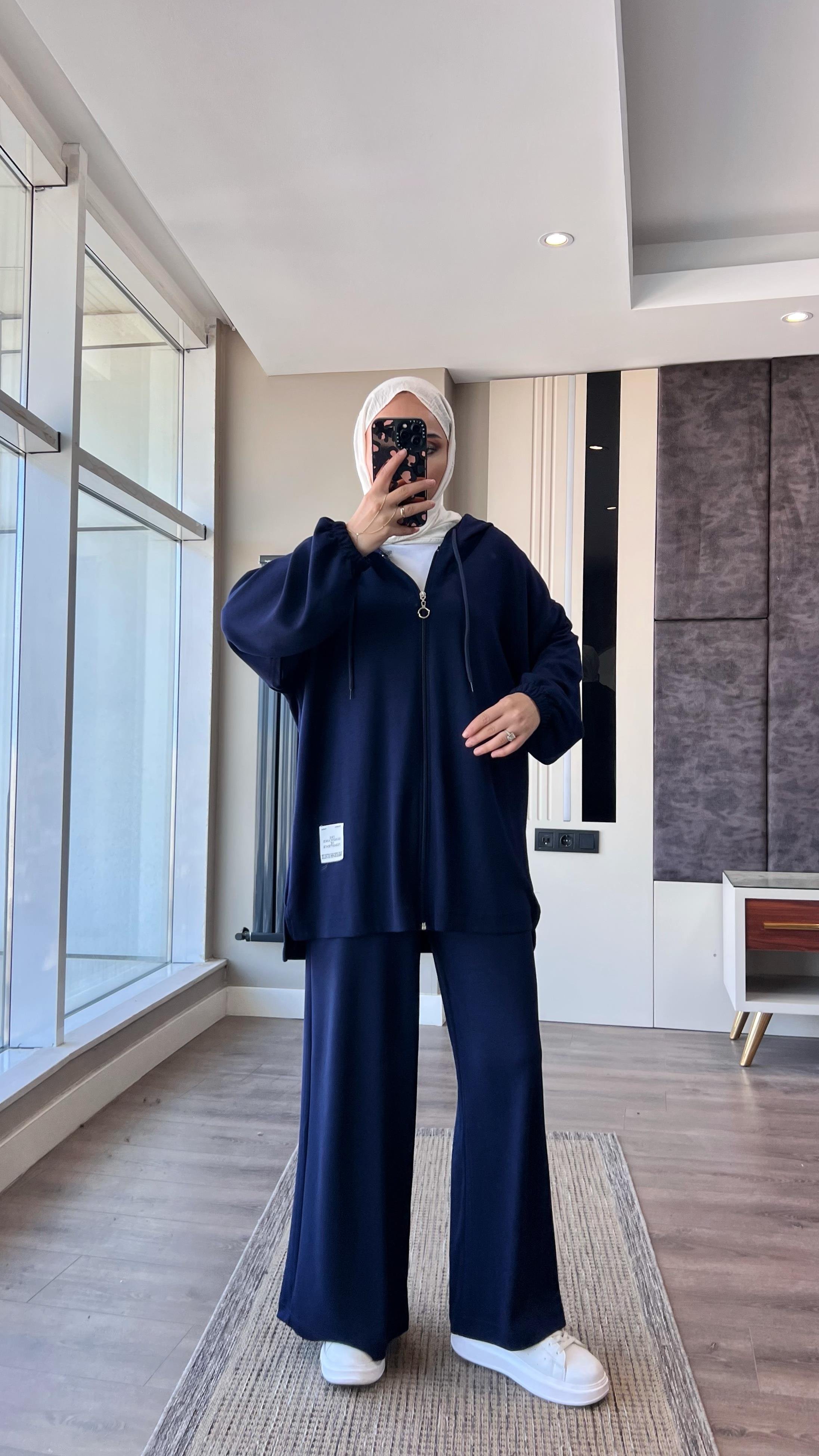 İkili Oysho Takım Lacivert DubaiShowroomTAKIM02325
