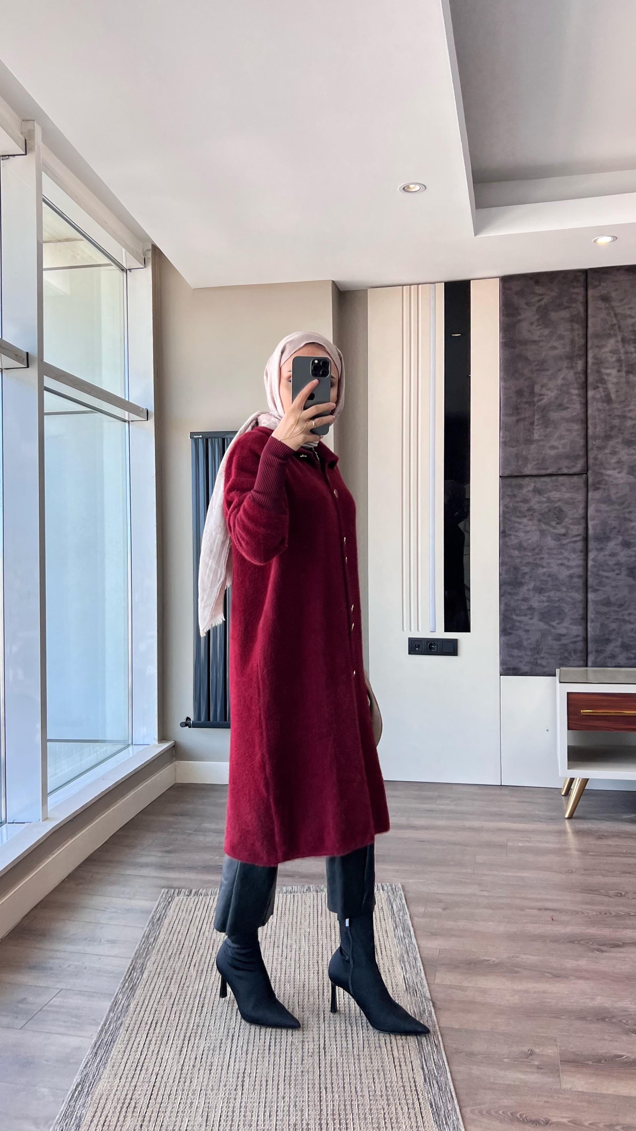 Yumoş Hırka BordoDubaiShowroomDIŞ GİYİM514520