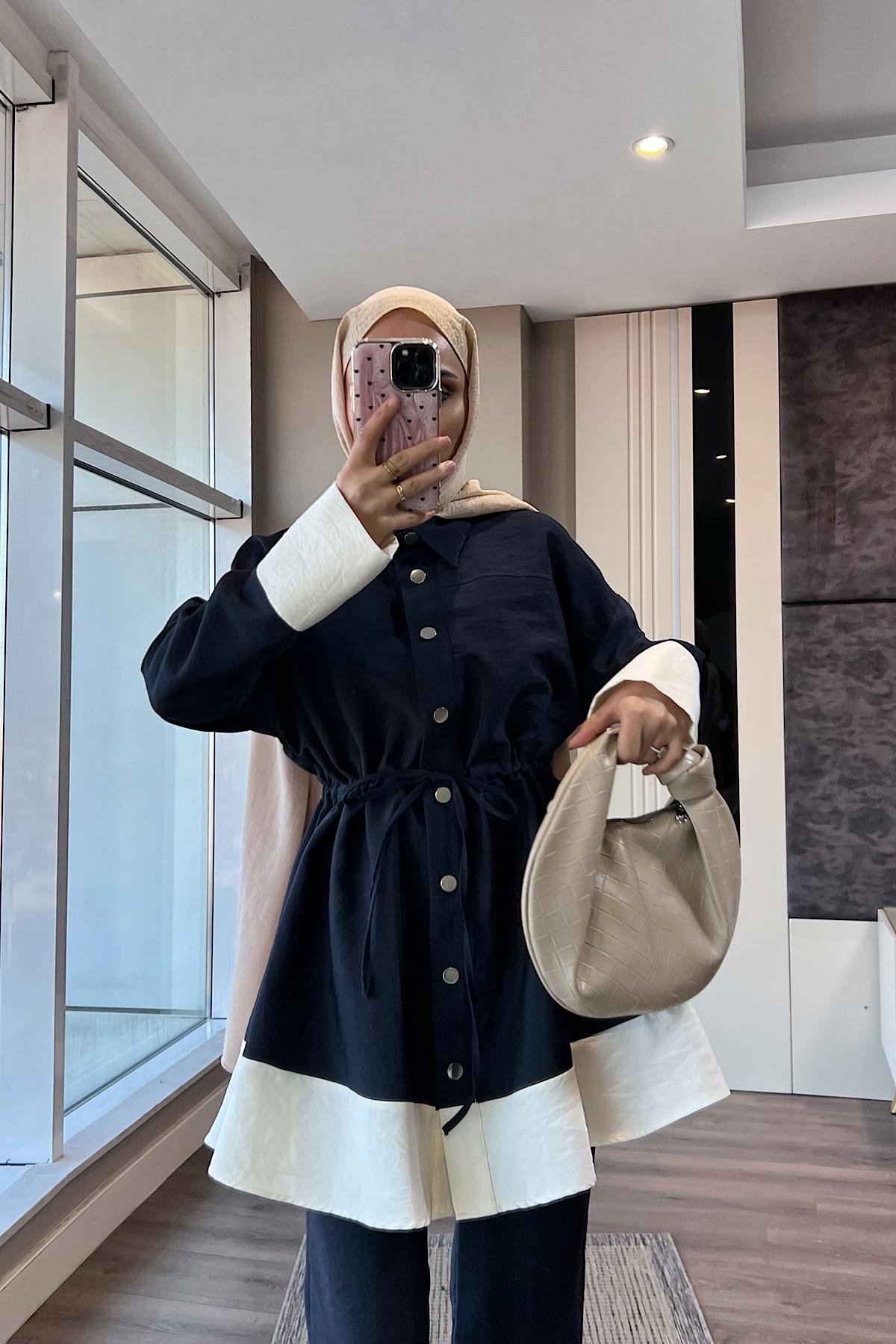 İkili Takım LacivertDubaiShowroomTAKIM01004