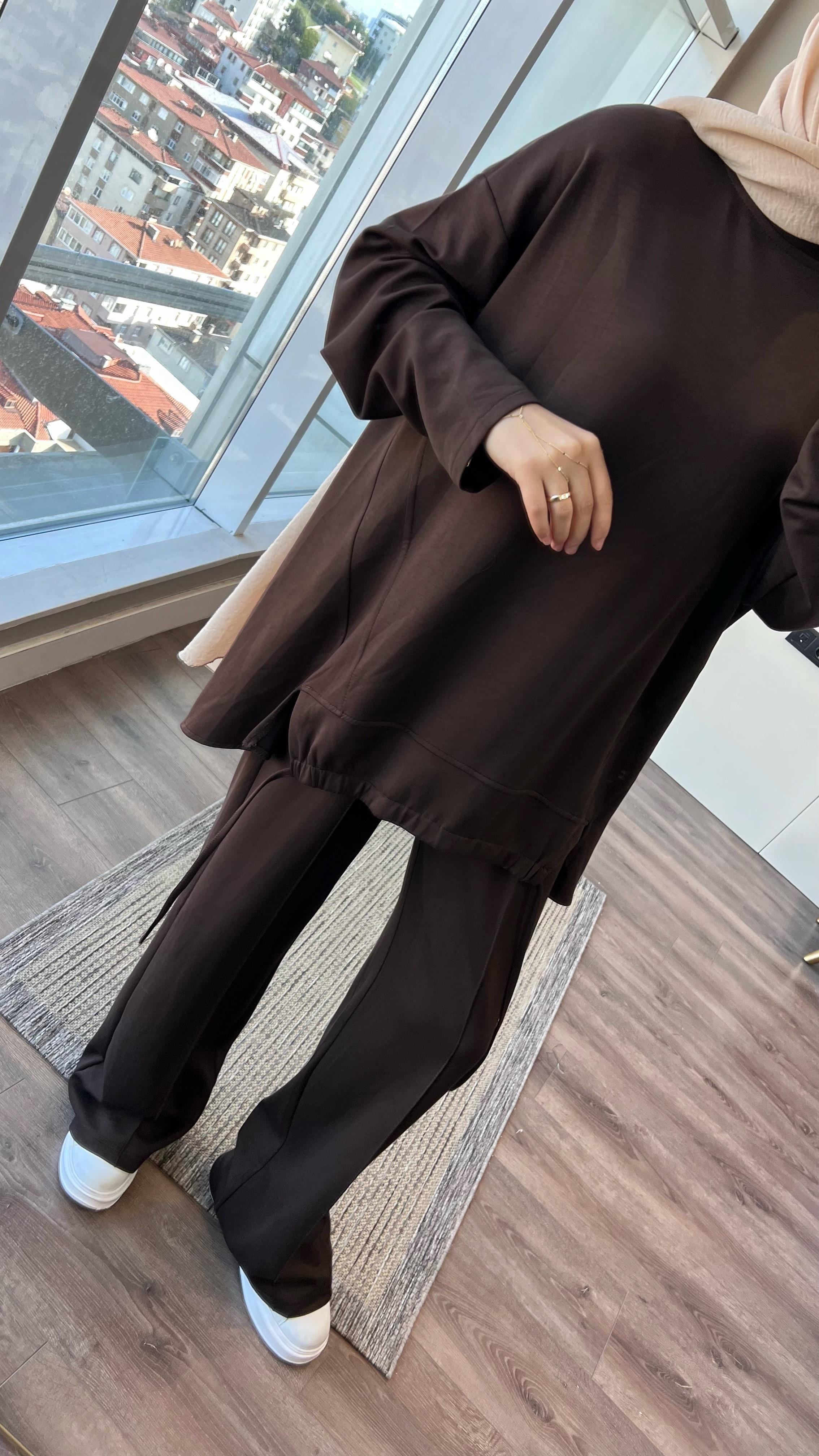 İkili Takım KahverengiDubaiShowroomTAKIM51040