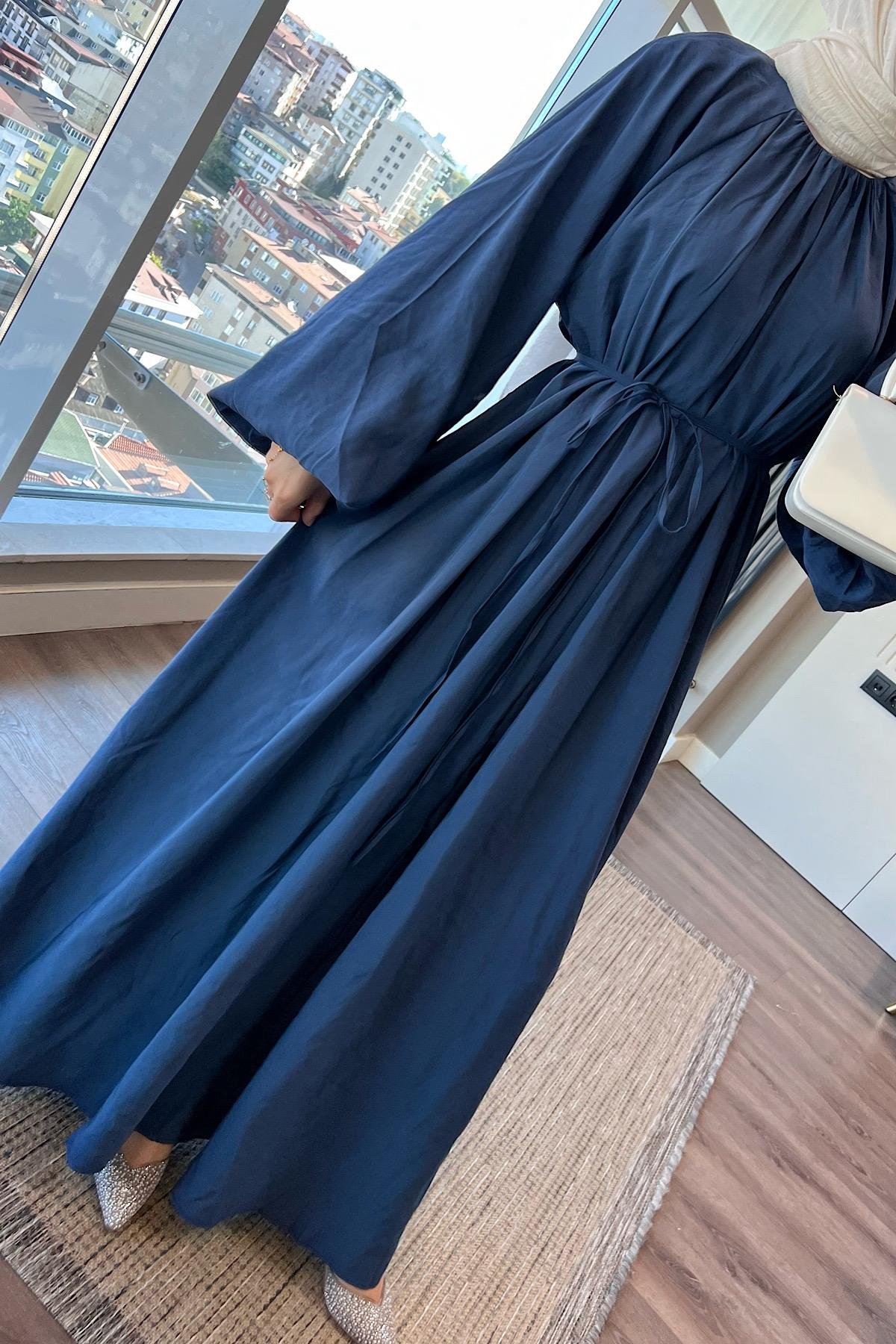 Balon kol Elbise DubaiShowroomELBİSELER0183