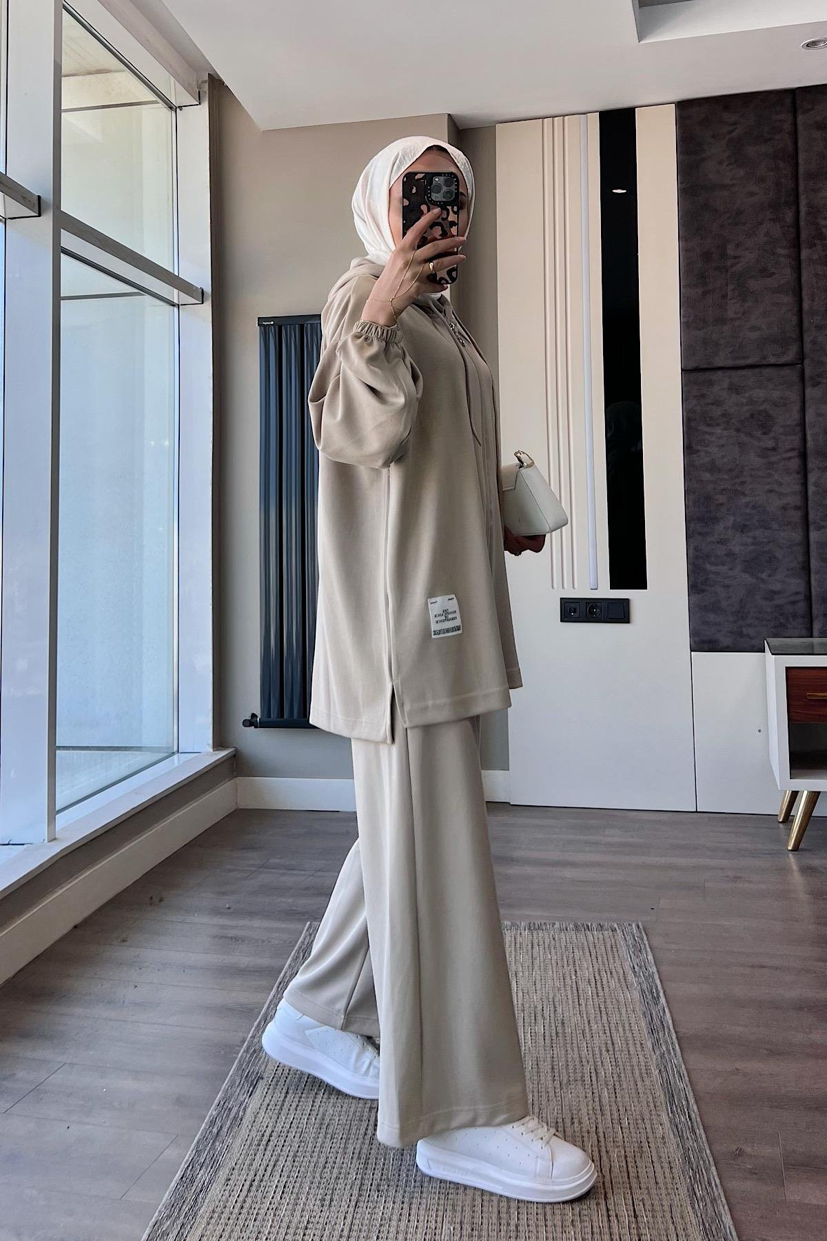 İkili Oysho Takım BejDubaiShowroomTAKIM02325