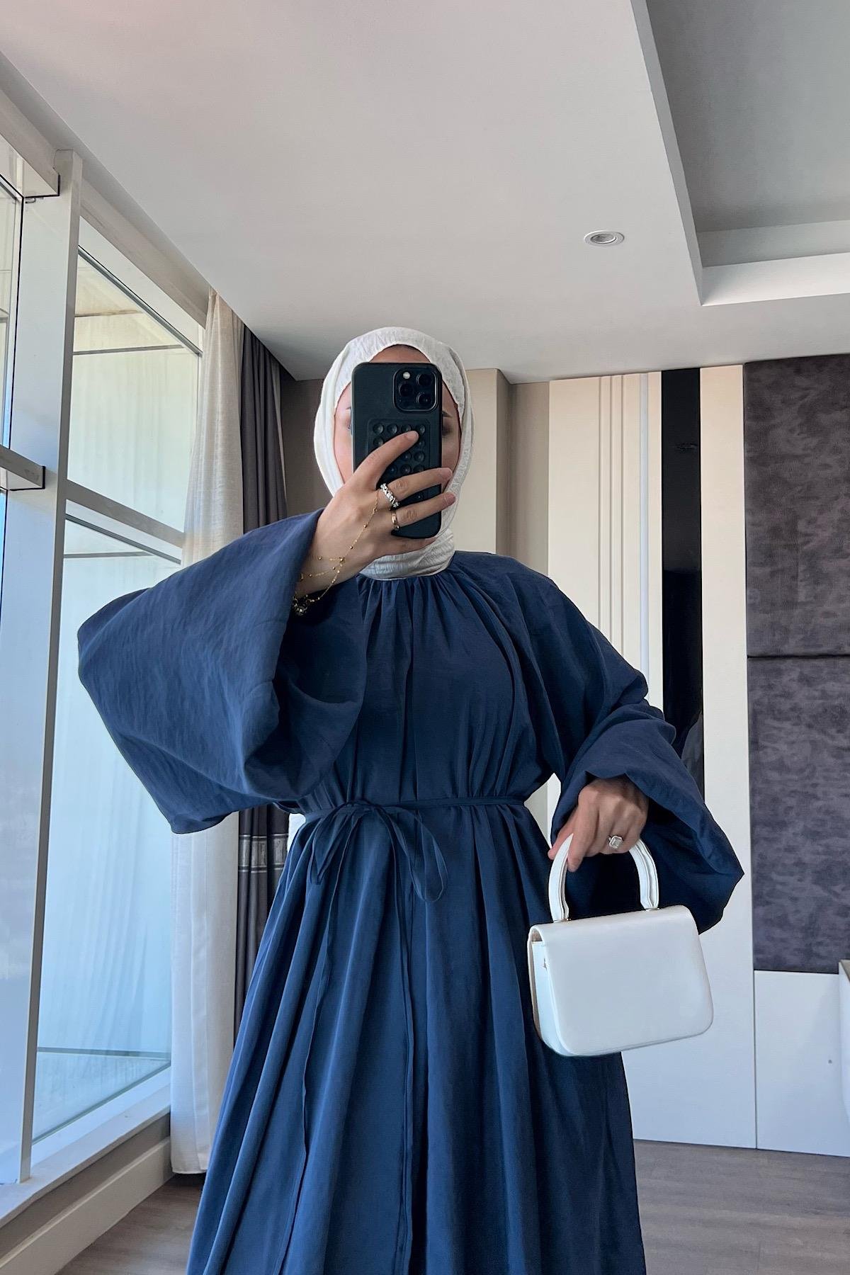 Balon kol Elbise DubaiShowroomELBİSELER0183