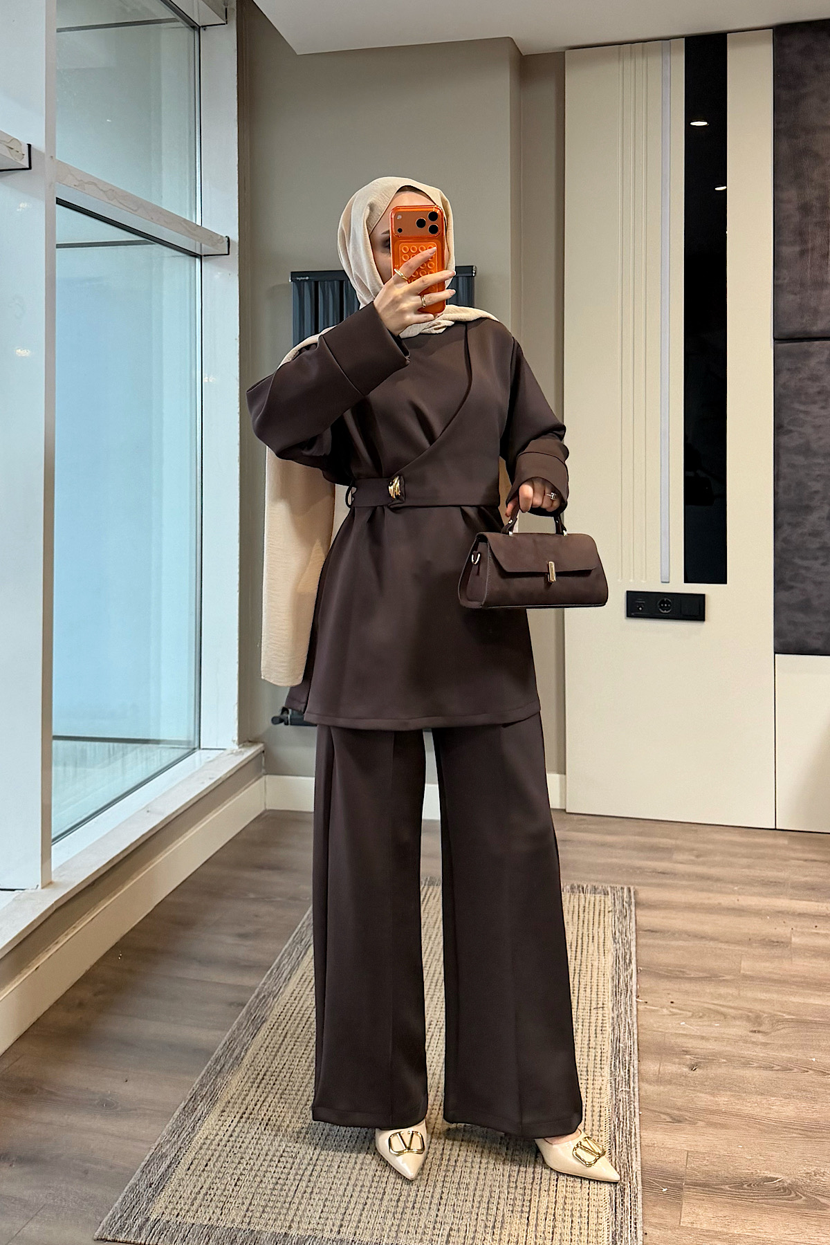 Skuba Takım KahverengiDubaiShowroomTAKIM05252