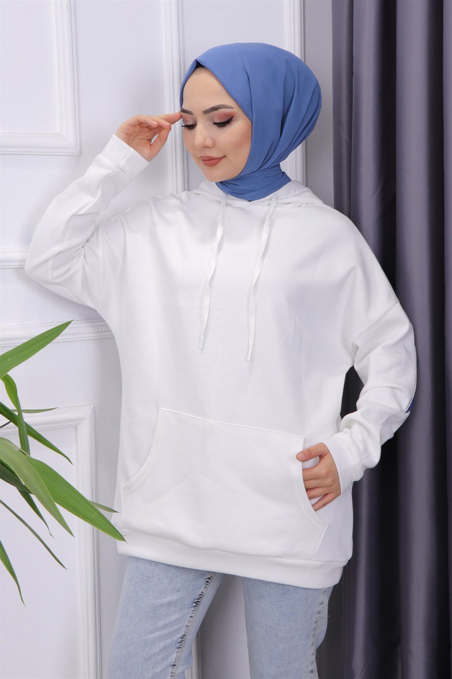 ARKA BASKILI SWEAT SAKS
