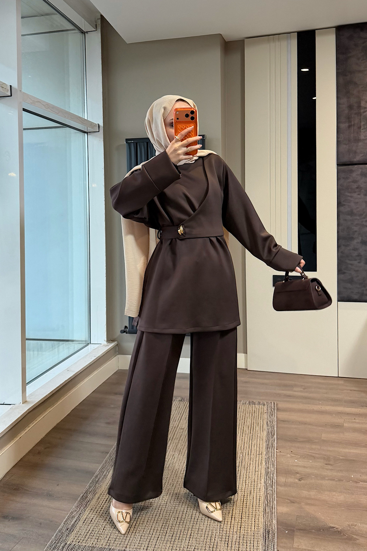 Skuba Takım KahverengiDubaiShowroomTAKIM05252