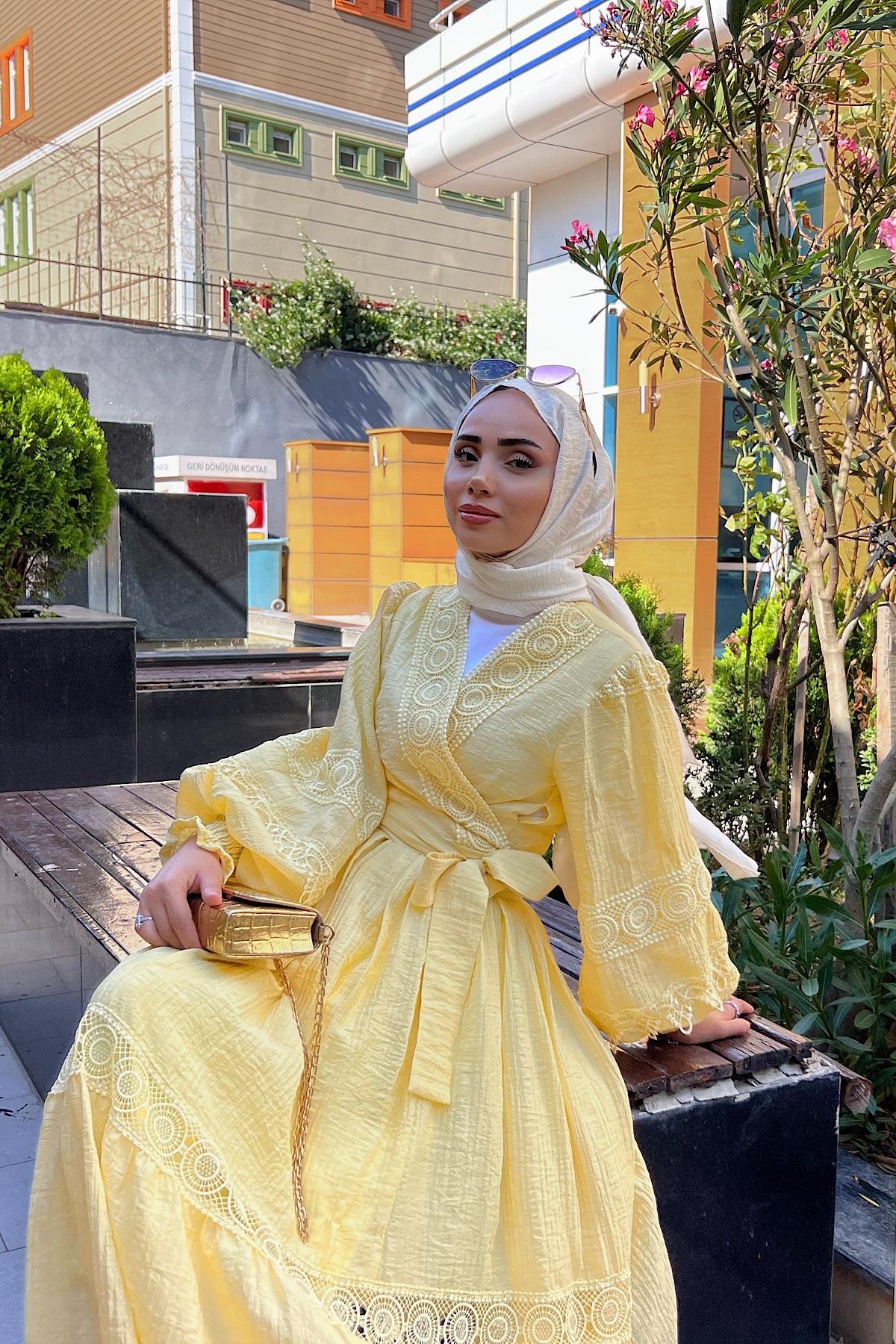 Fisto Detay İkili Takım SarıDubaiShowroomTAKIM01558