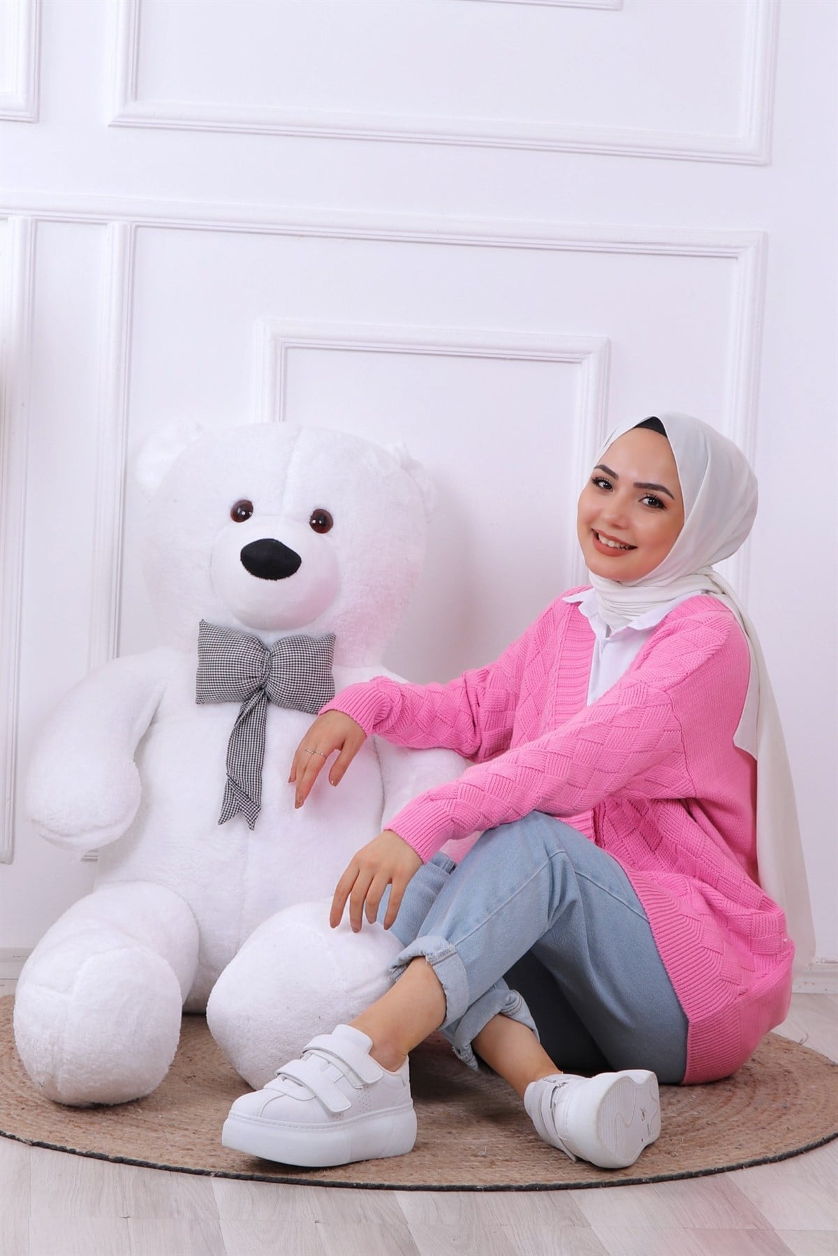 BAKLAVA DESEN HIRKA  PEMBE