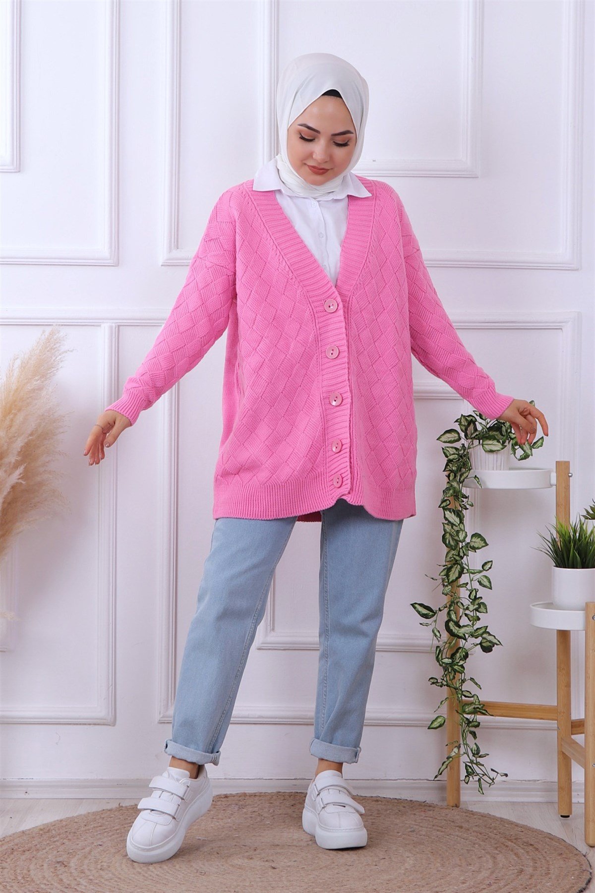 BAKLAVA DESEN HIRKA  PEMBE