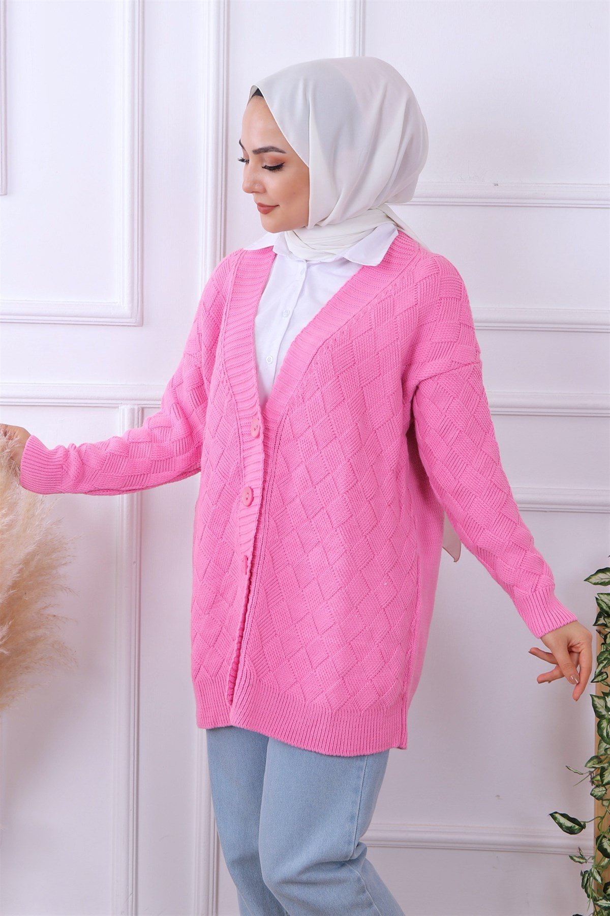 BAKLAVA DESEN HIRKA  PEMBE