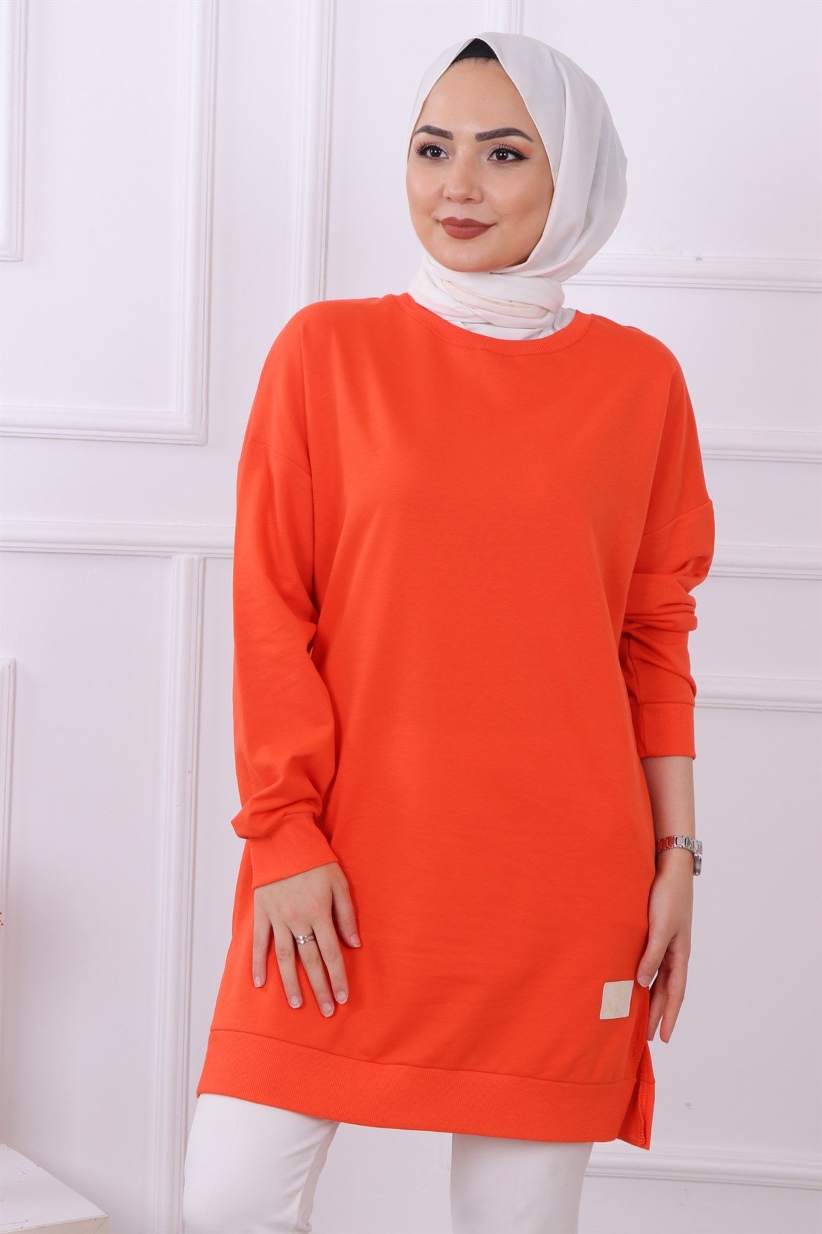 BASIC SWEAT TURUNCU