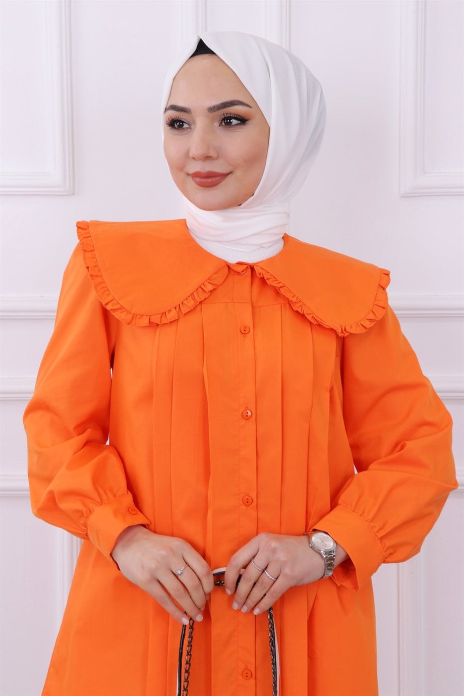 BEBE YAKA TUNİK TURUNCU