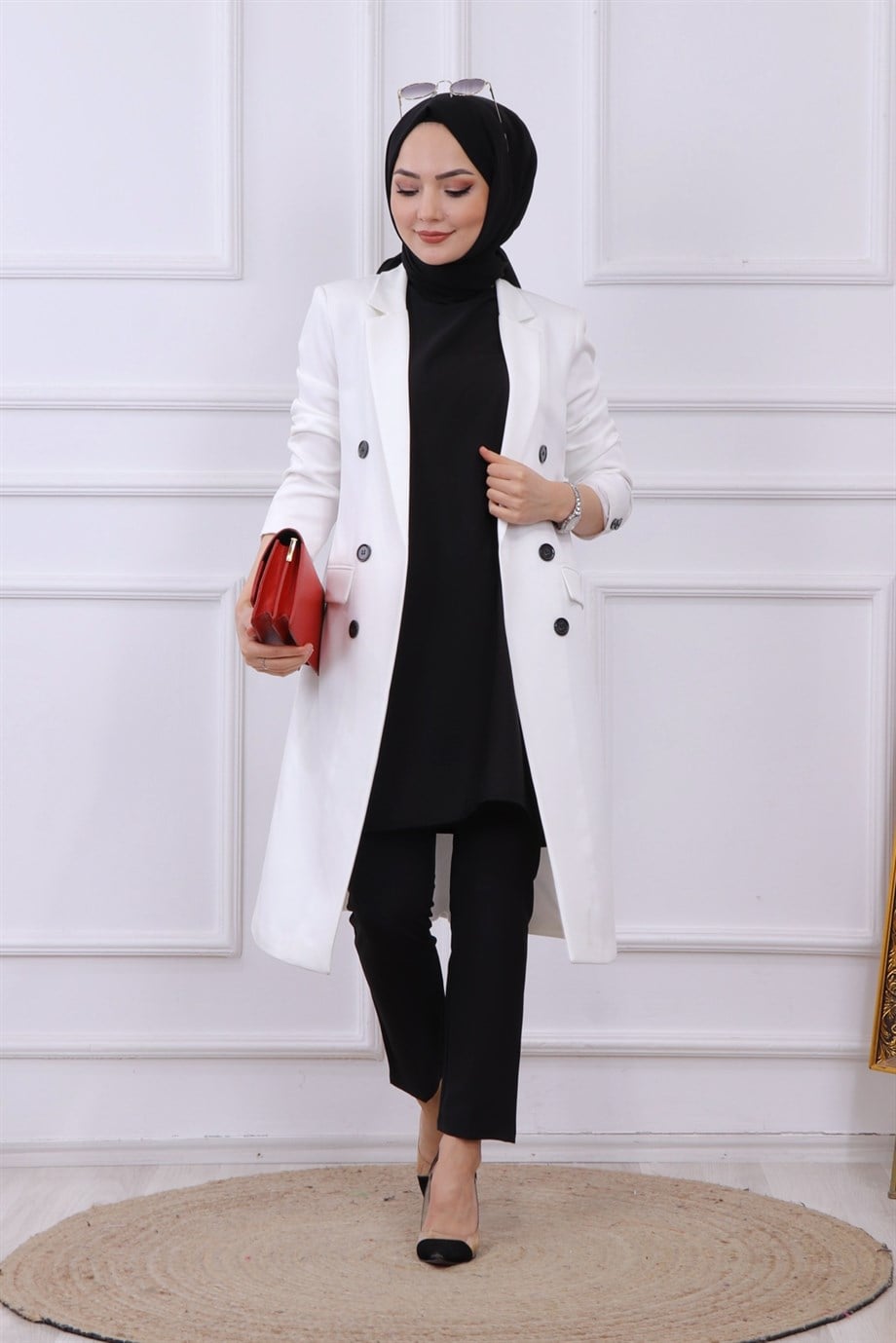 BLAZER CEKET BEYAZ