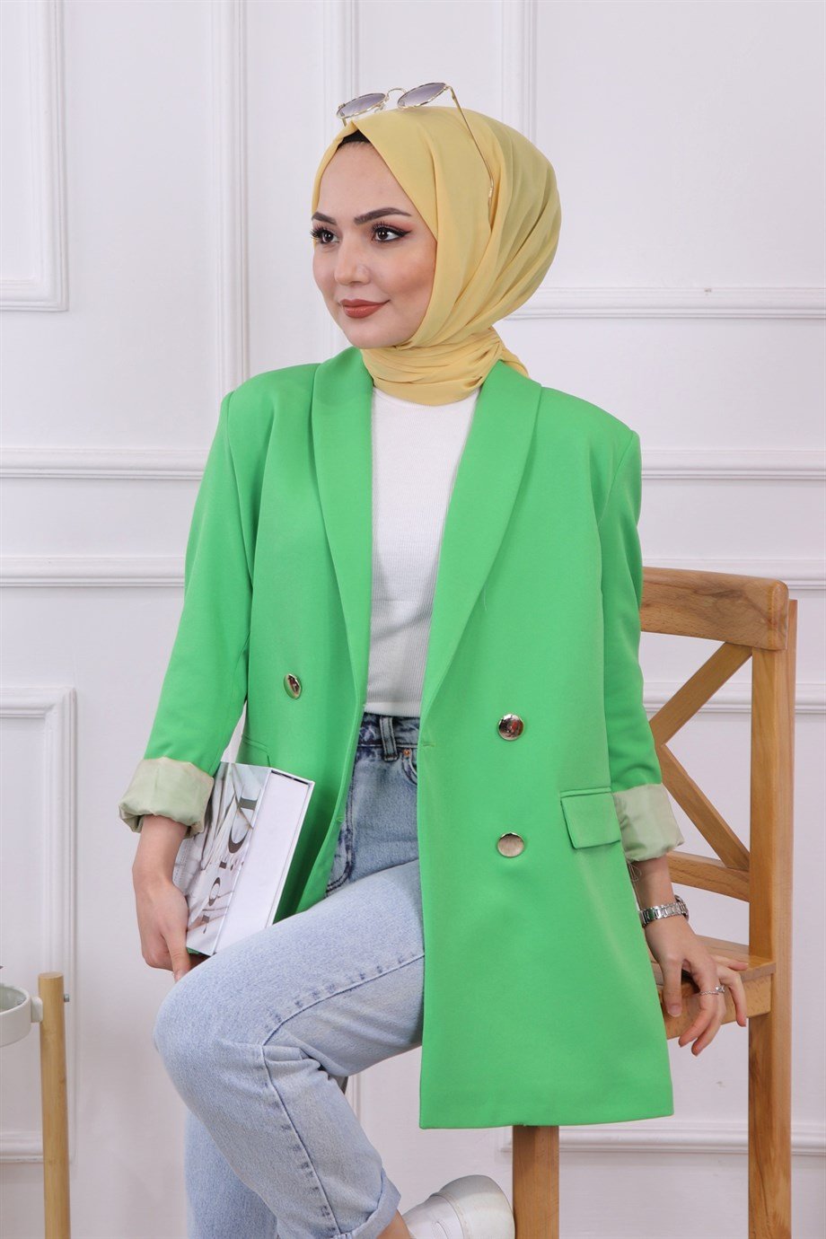 BLAZER CEKET YEŞİL