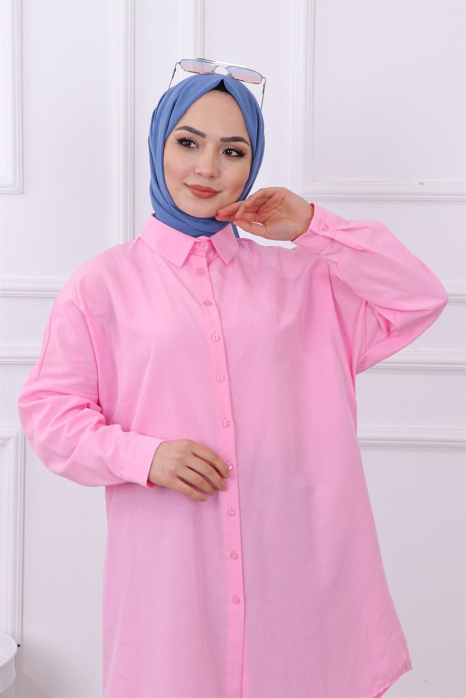 BOYFREND GÖMLEK PEMBE