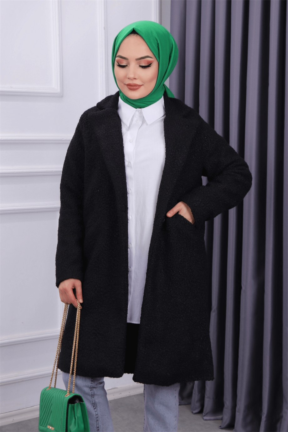 Buklet kaban siyah