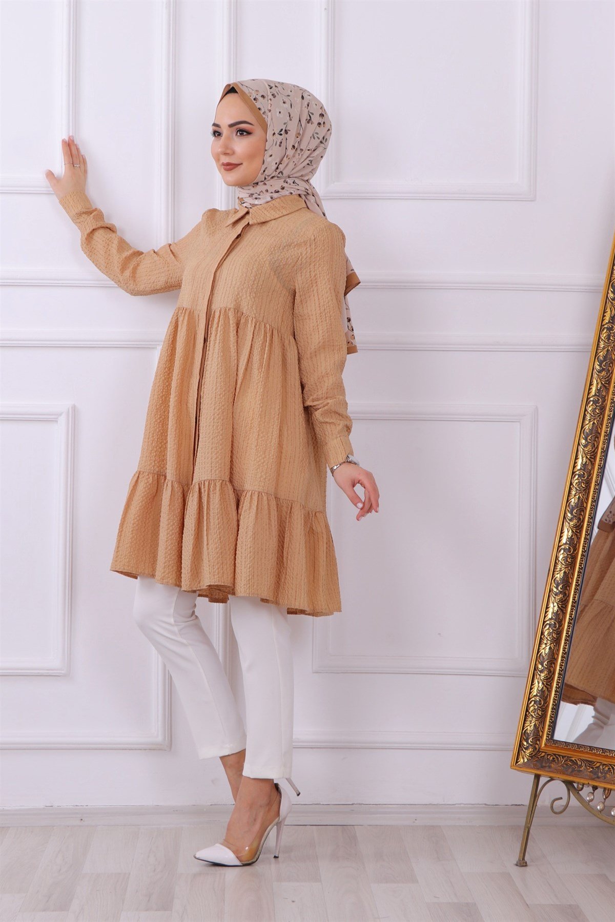 BÜRÜMCÜK TUNİK CAMEL