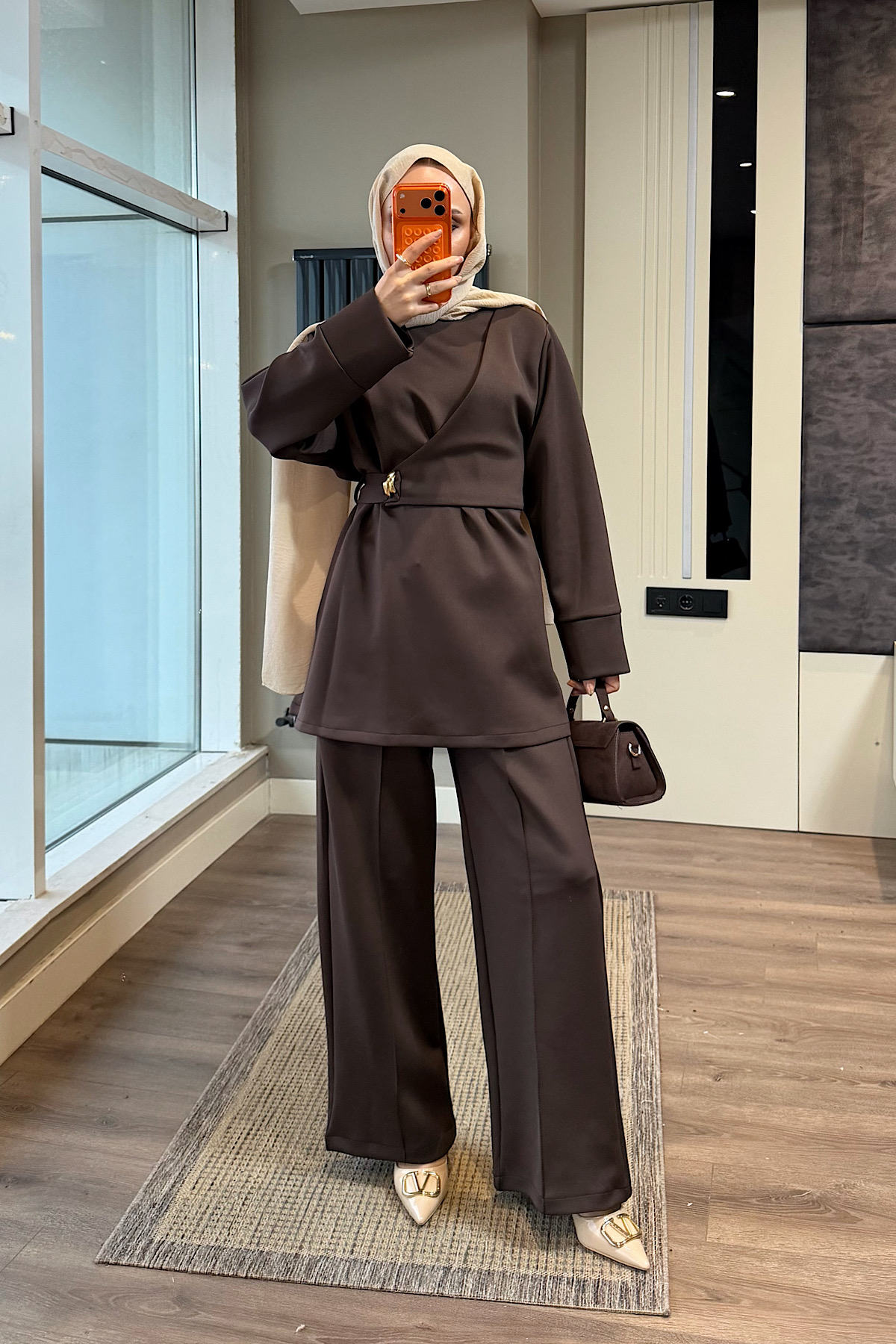 Skuba Takım KahverengiDubaiShowroomTAKIM05252