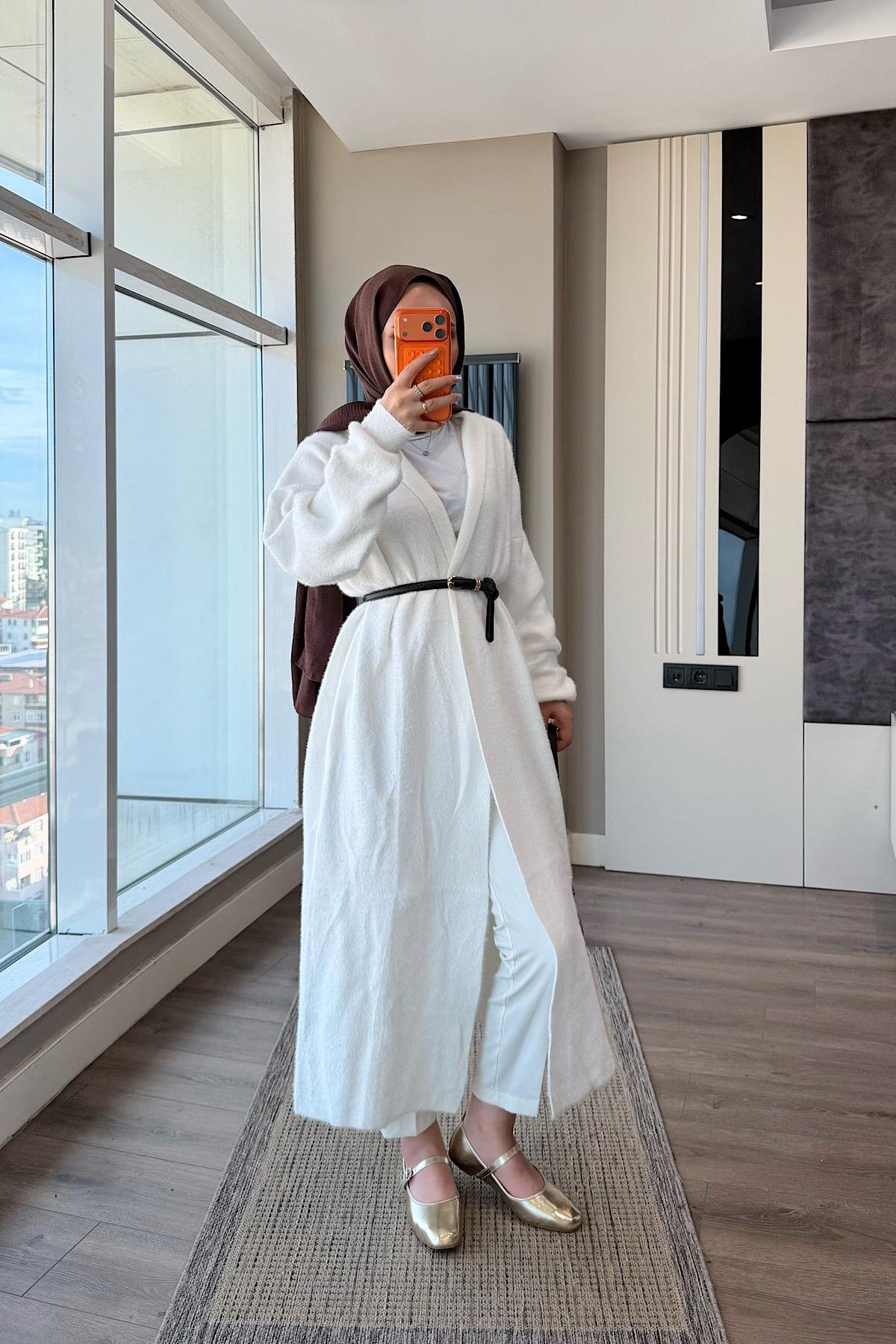 Maxi boy Yumoş Hırka DubaiShowroomDIŞ GİYİM09398