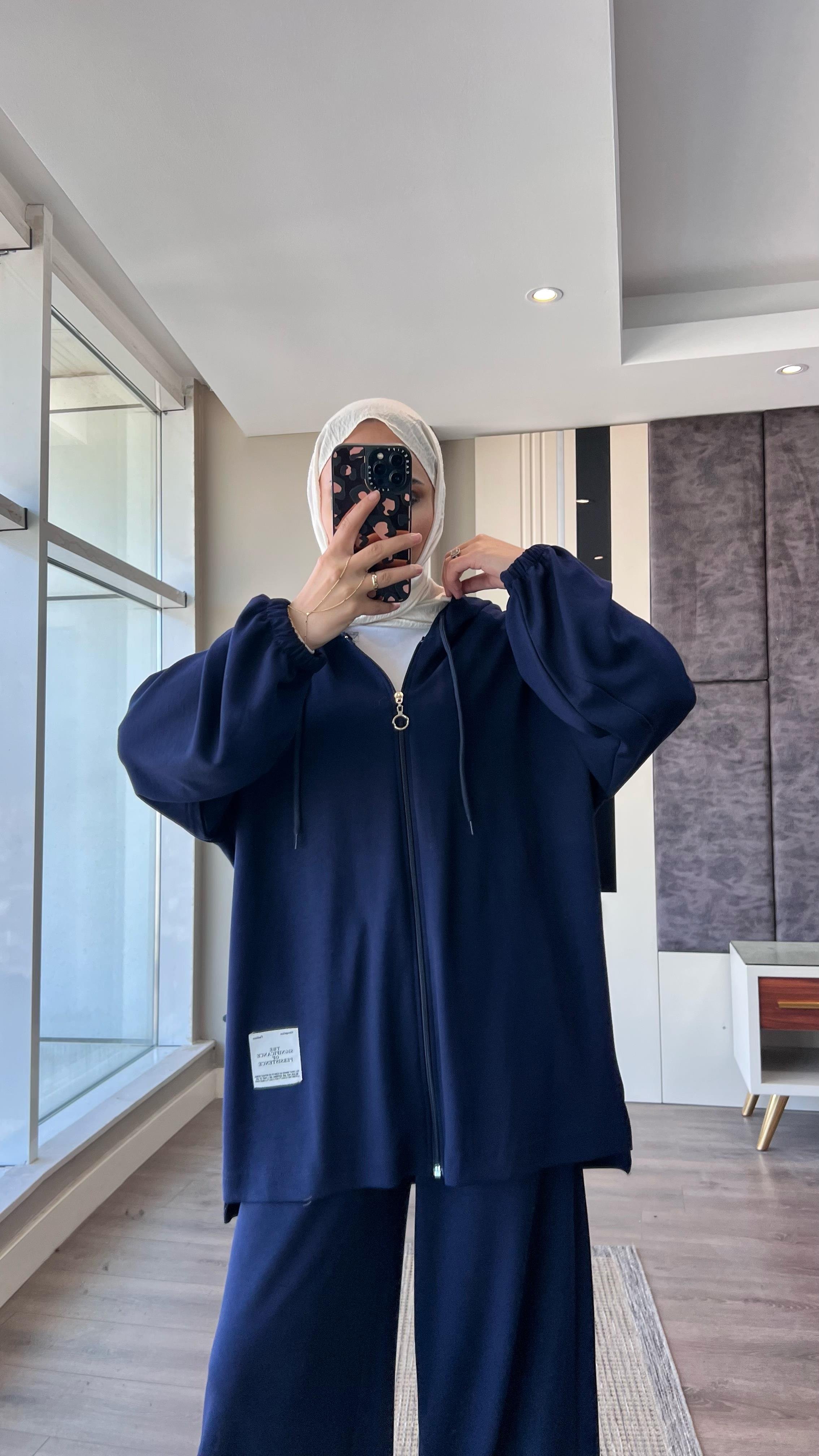 İkili Oysho Takım Lacivert DubaiShowroomTAKIM02325