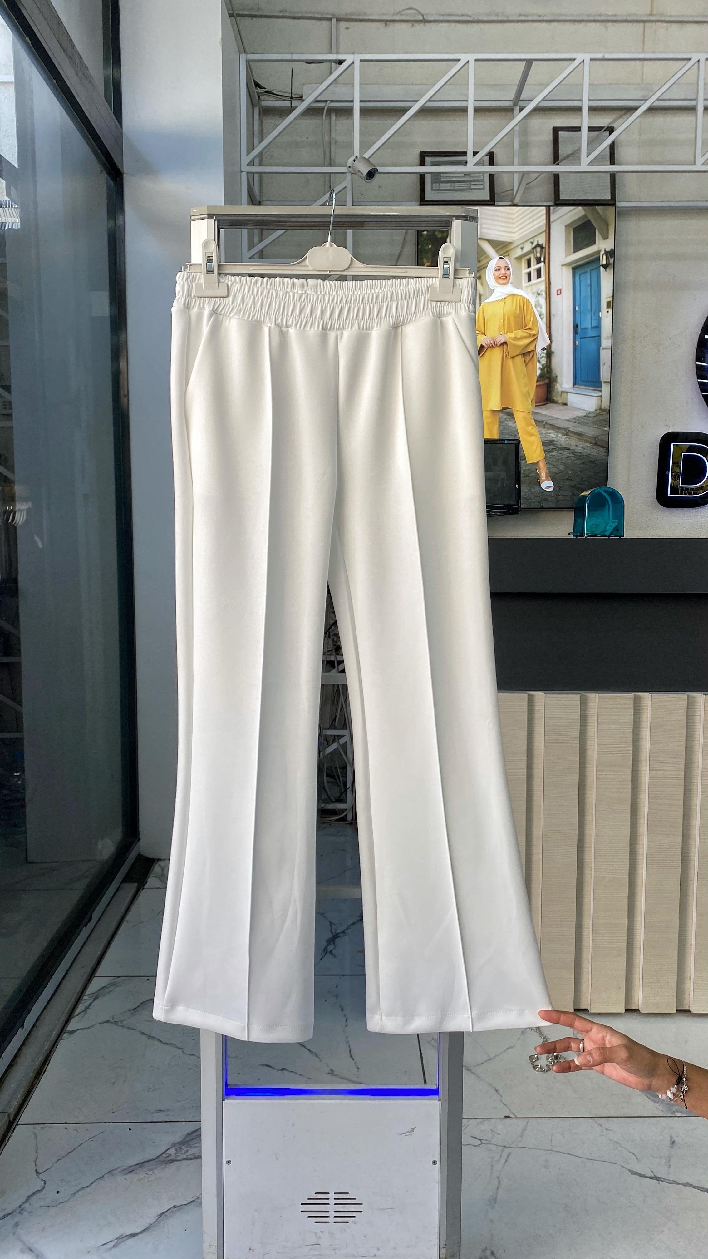 Skuba Pantolon BeyazDubaiShowroomALT GİYİM05151